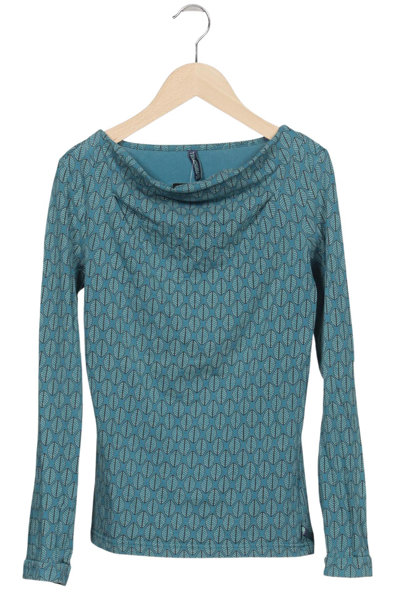 

Tranquillo Damen Langarmshirt, türkis, Gr. 34