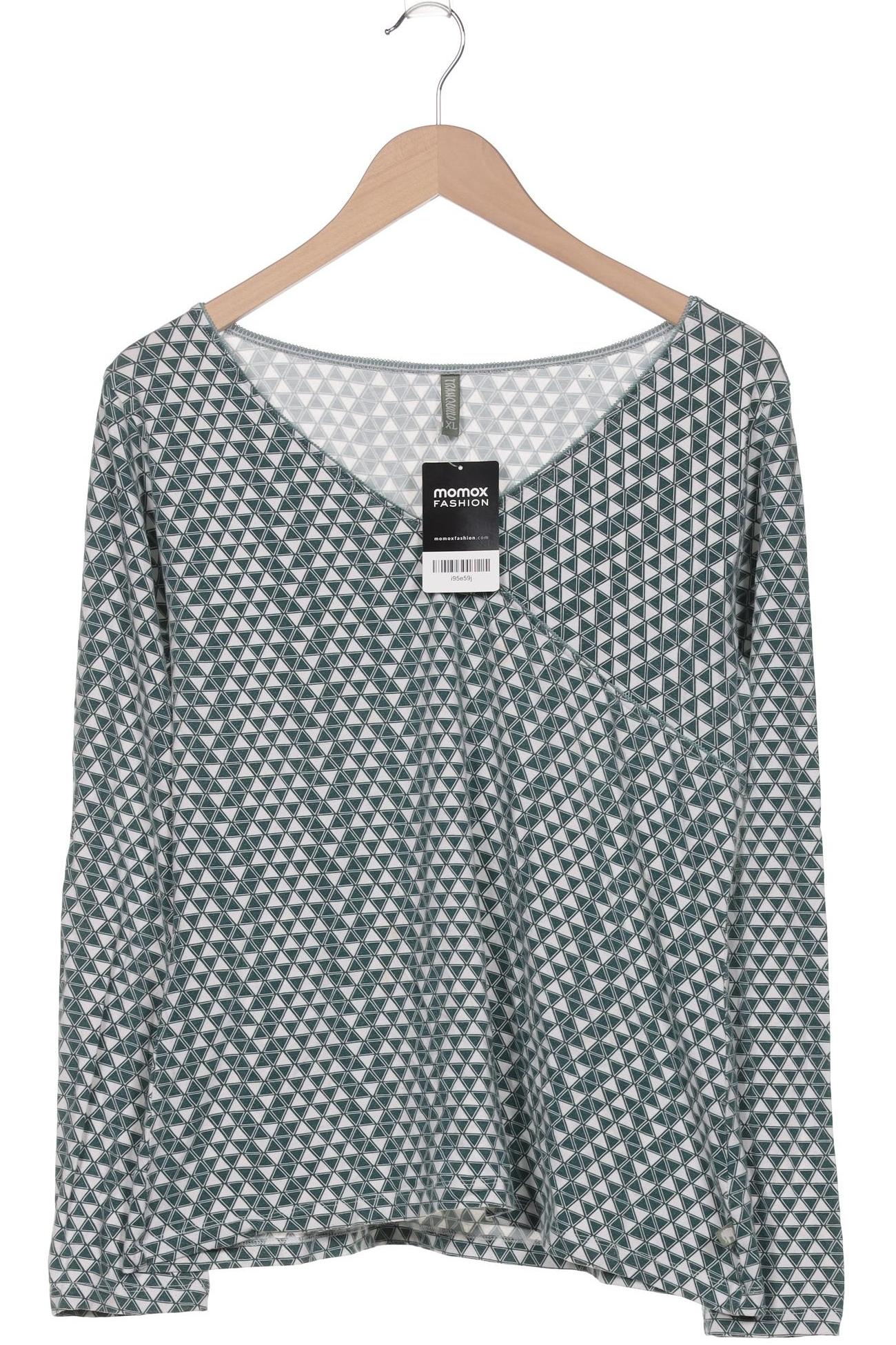

Tranquillo Damen Langarmshirt, türkis, Gr. 44