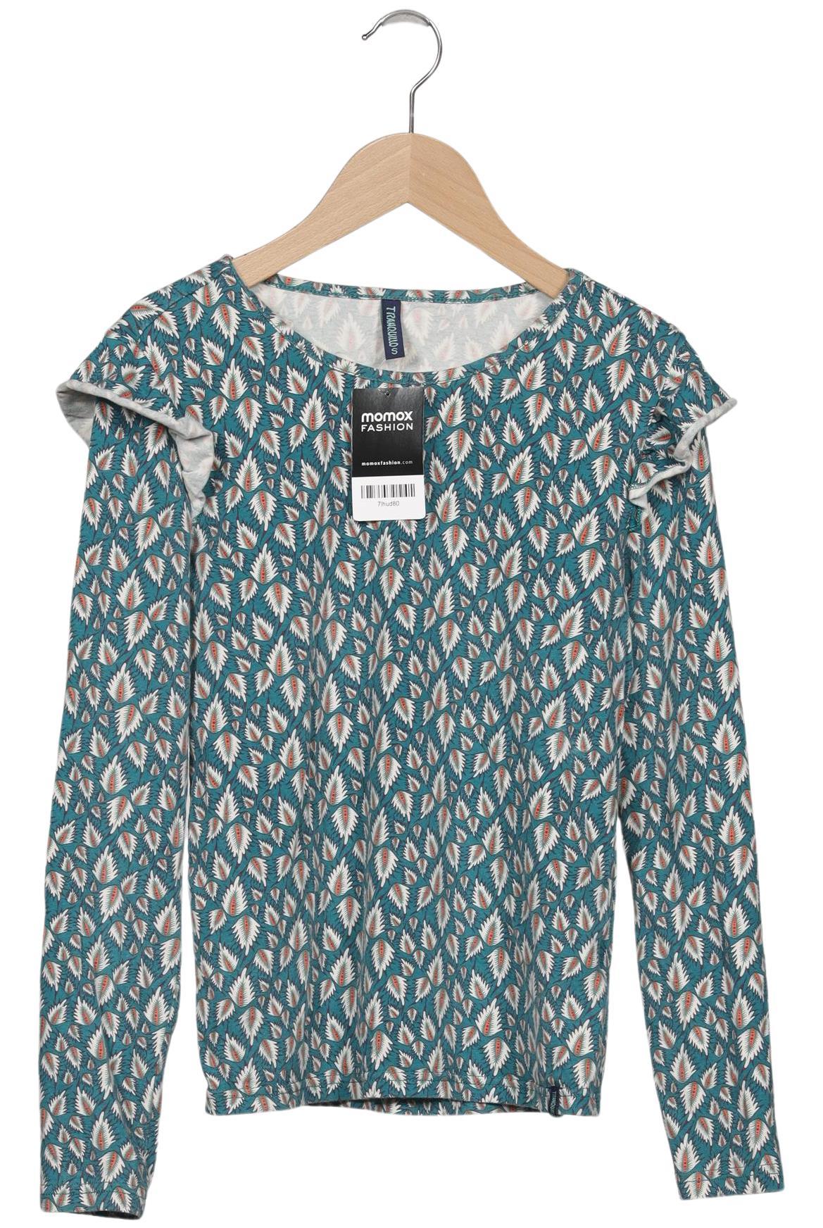 

Tranquillo Damen Langarmshirt, türkis, Gr. 36