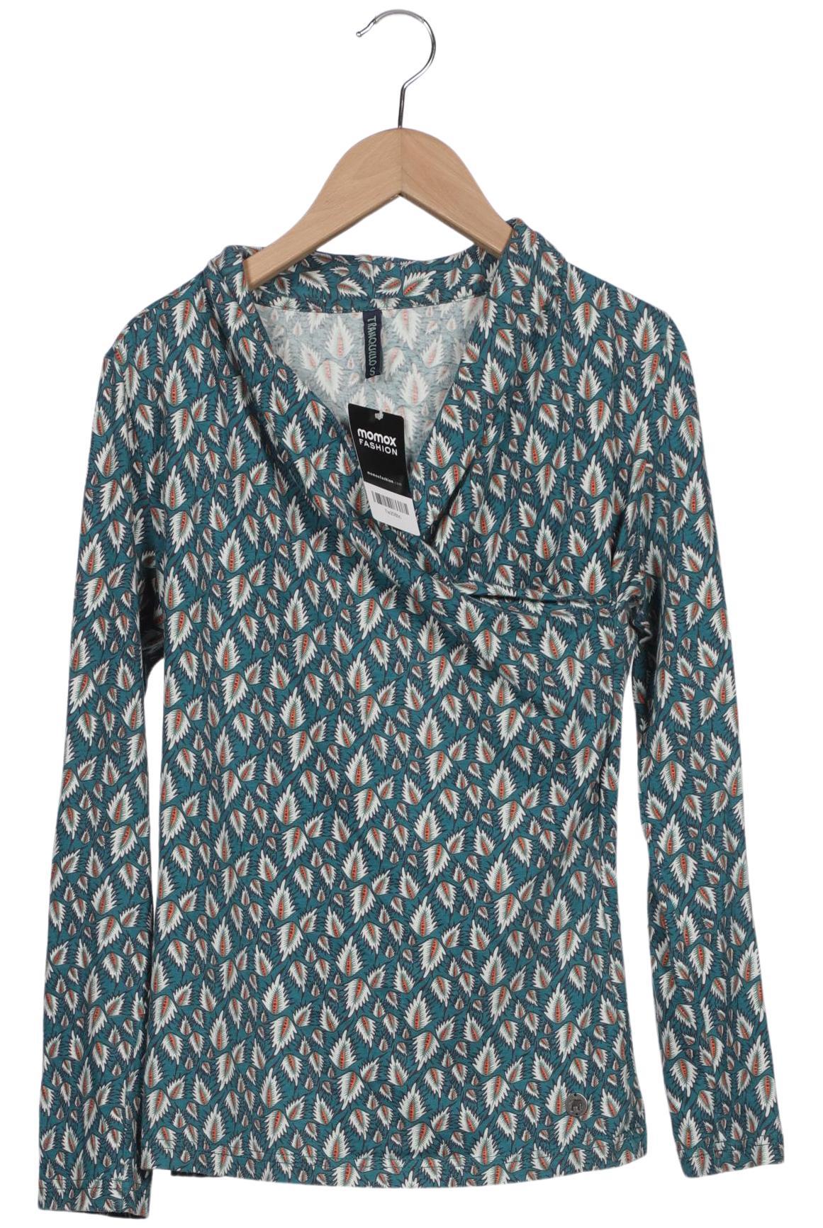 

Tranquillo Damen Langarmshirt, türkis, Gr. 36