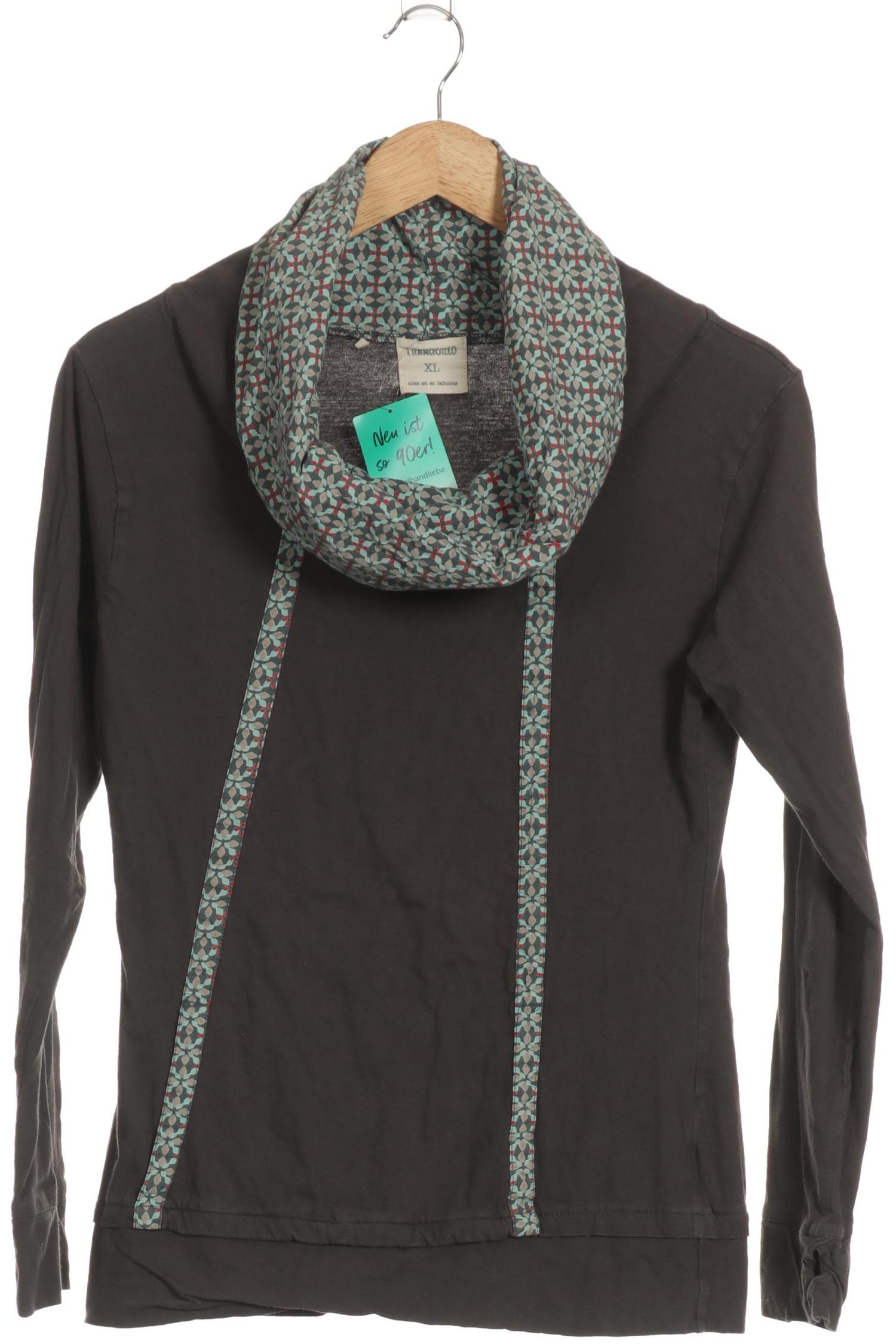 

Tranquillo Damen Langarmshirt, grau, Gr. 44