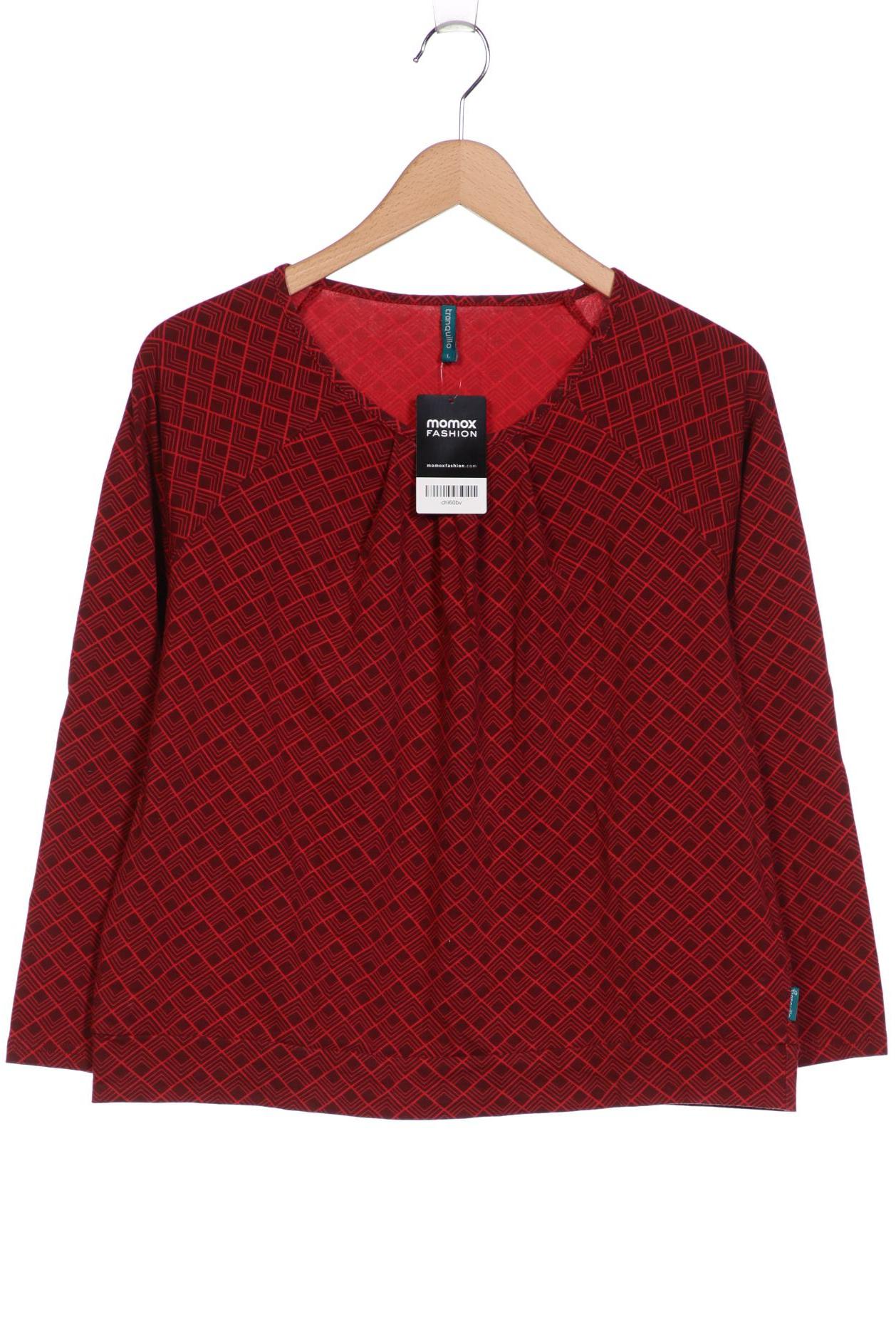 

Tranquillo Damen Langarmshirt, bordeaux, Gr. 42