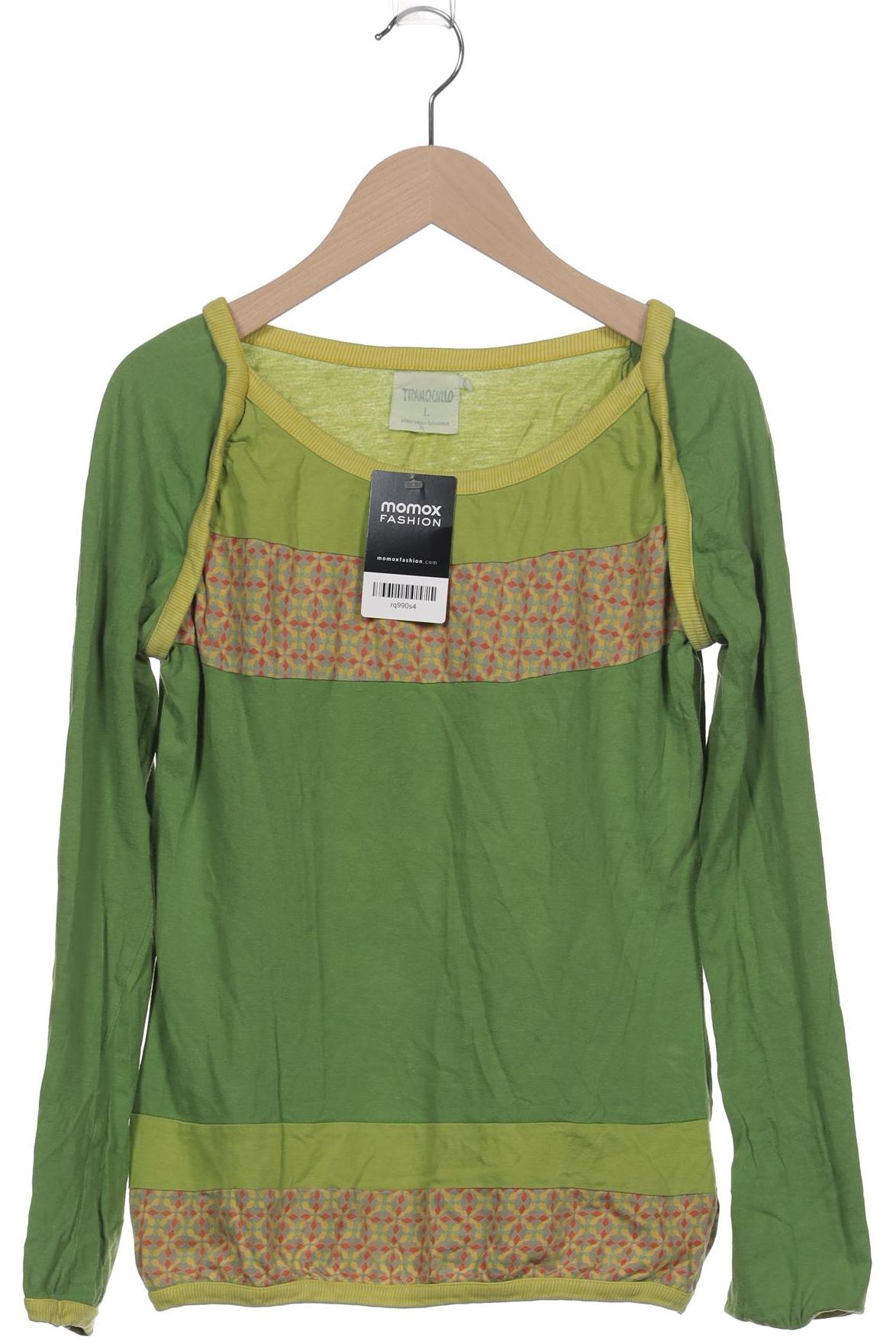 

Tranquillo Damen Langarmshirt, grün, Gr. 42