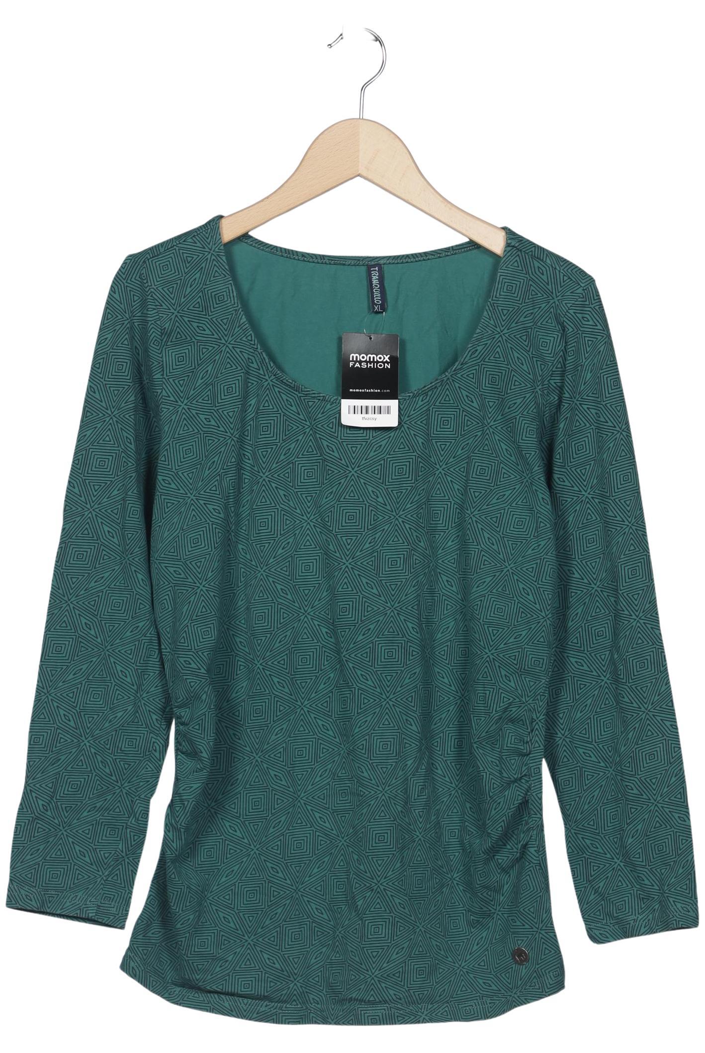 

Tranquillo Damen Langarmshirt, grün, Gr. 44