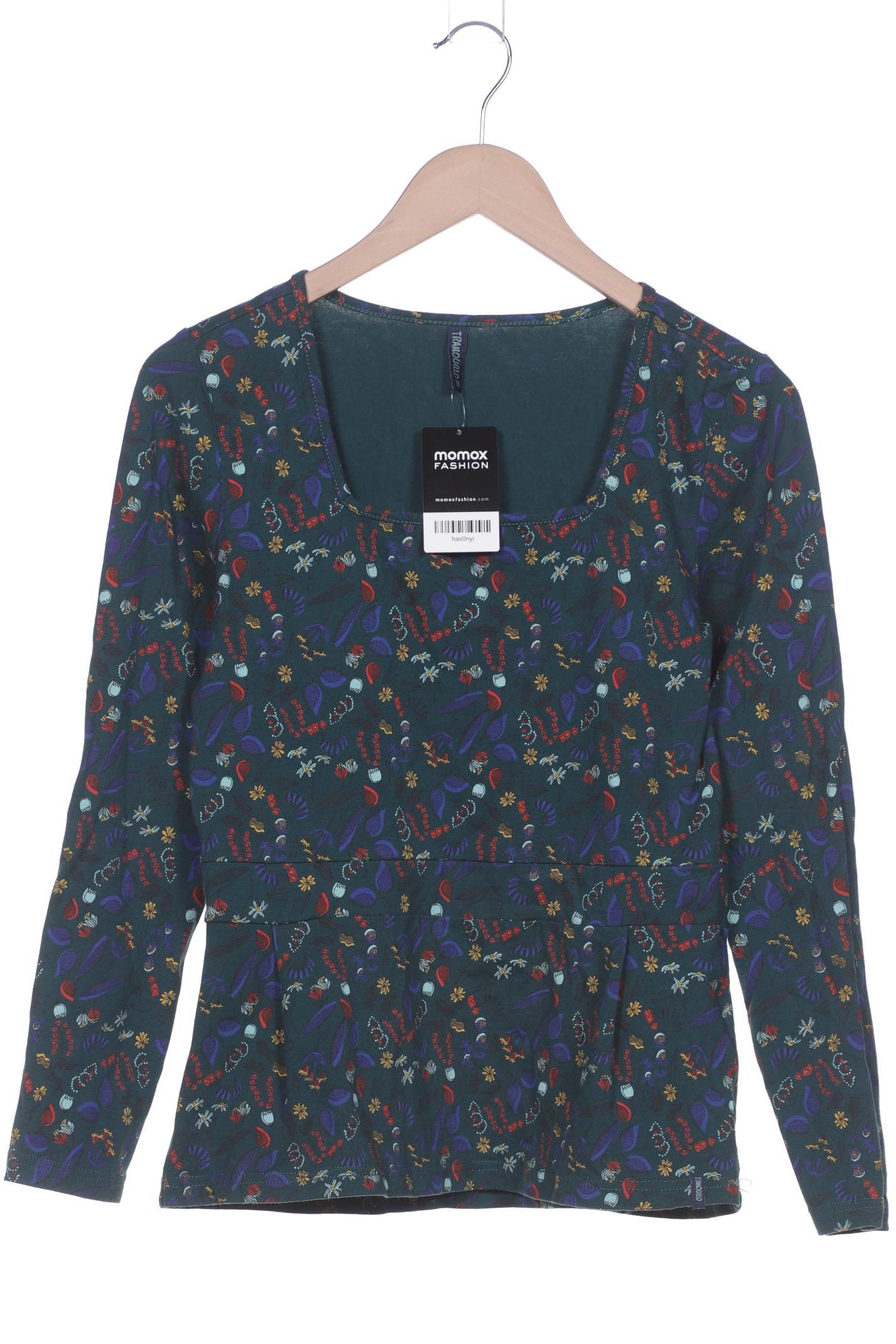 

Tranquillo Damen Langarmshirt, türkis, Gr. 38