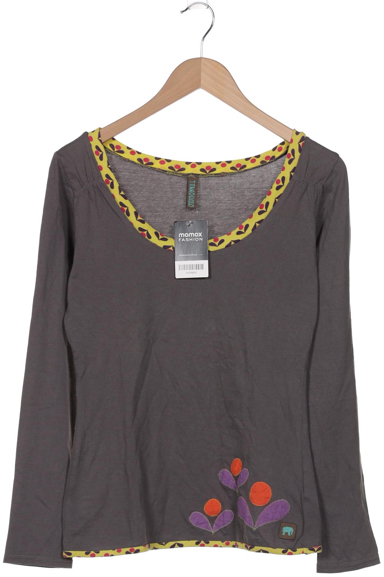 

Tranquillo Damen Langarmshirt, grau, Gr. 38