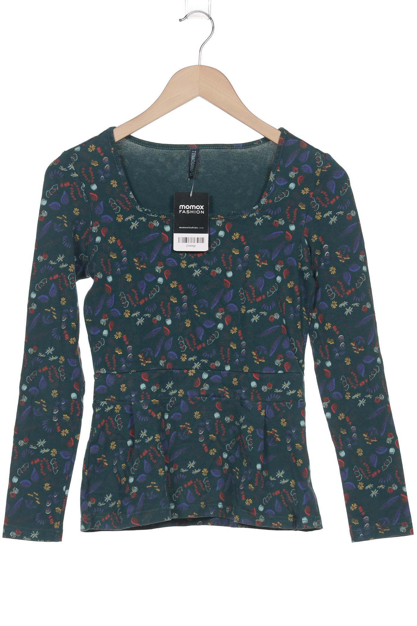 

Tranquillo Damen Langarmshirt, türkis, Gr. 34