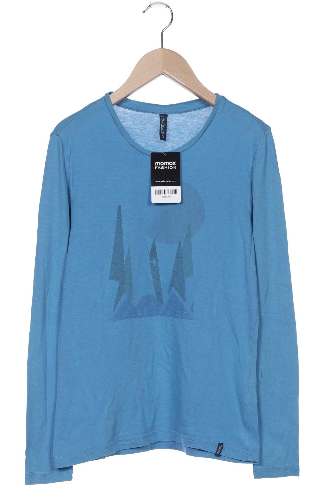 

Tranquillo Damen Langarmshirt, blau, Gr. 36