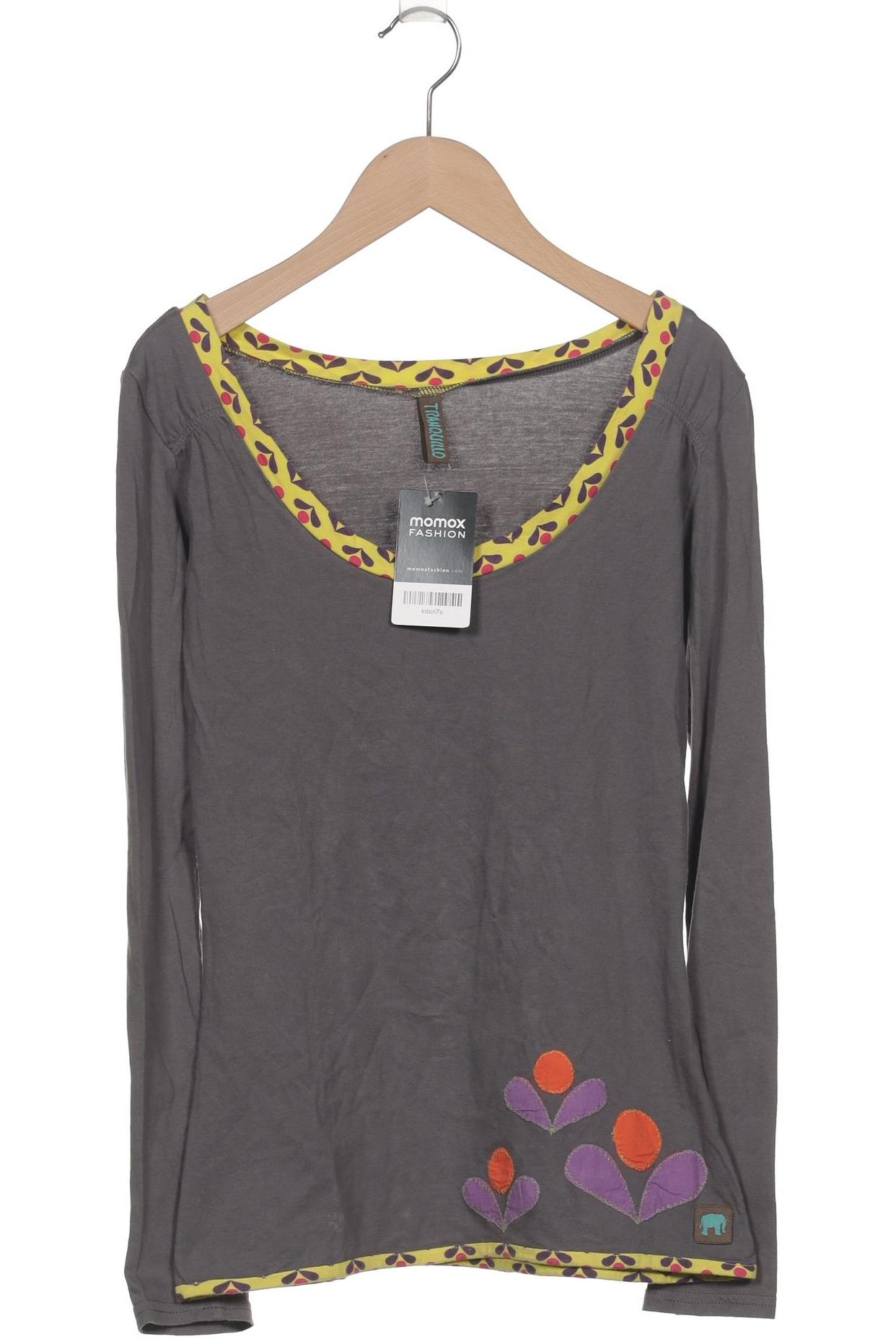 

Tranquillo Damen Langarmshirt, grau, Gr. 36