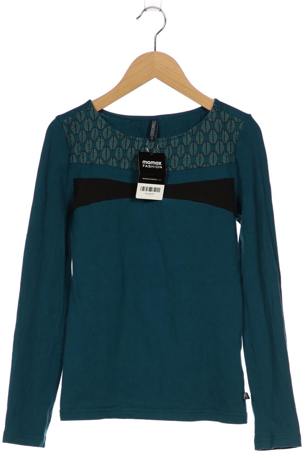 

Tranquillo Damen Langarmshirt, türkis, Gr. 36