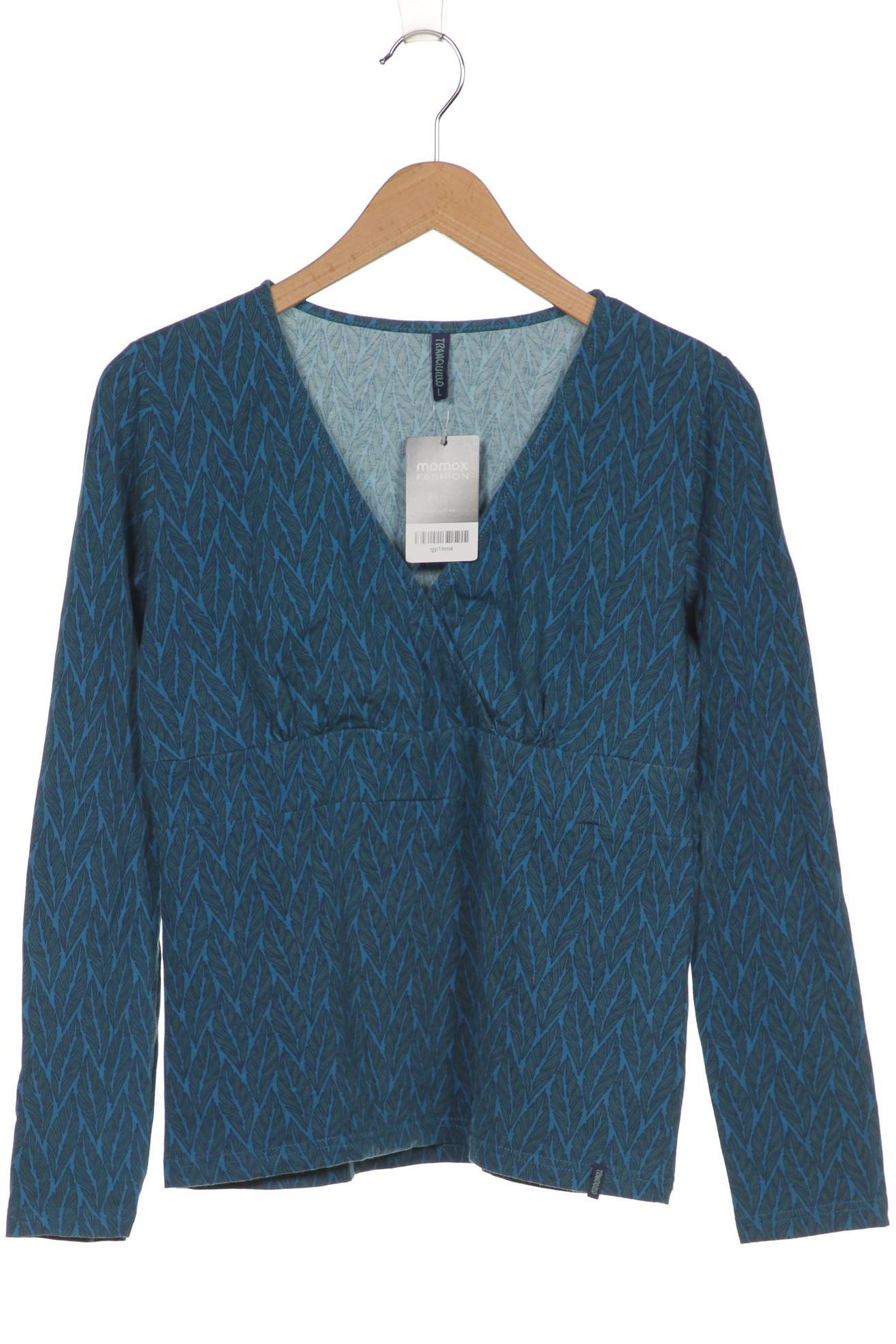 

TRANQUILLO Damen Langarmshirt, blau