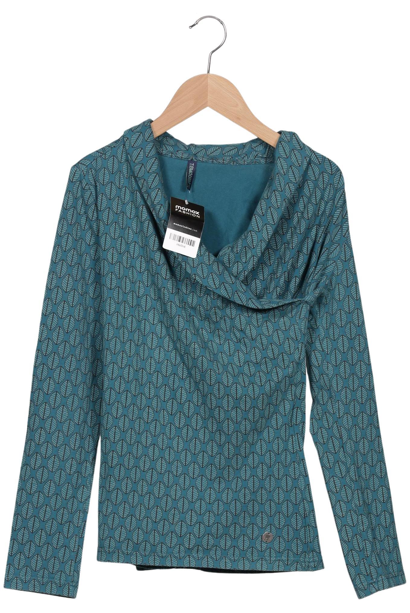 

Tranquillo Damen Langarmshirt, türkis, Gr. 36