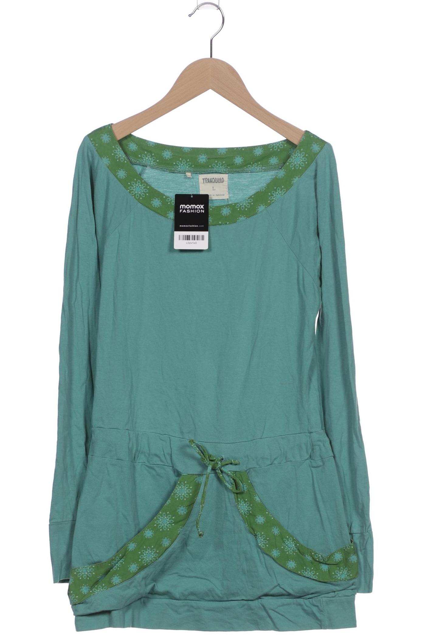 

Tranquillo Damen Langarmshirt, türkis, Gr. 42