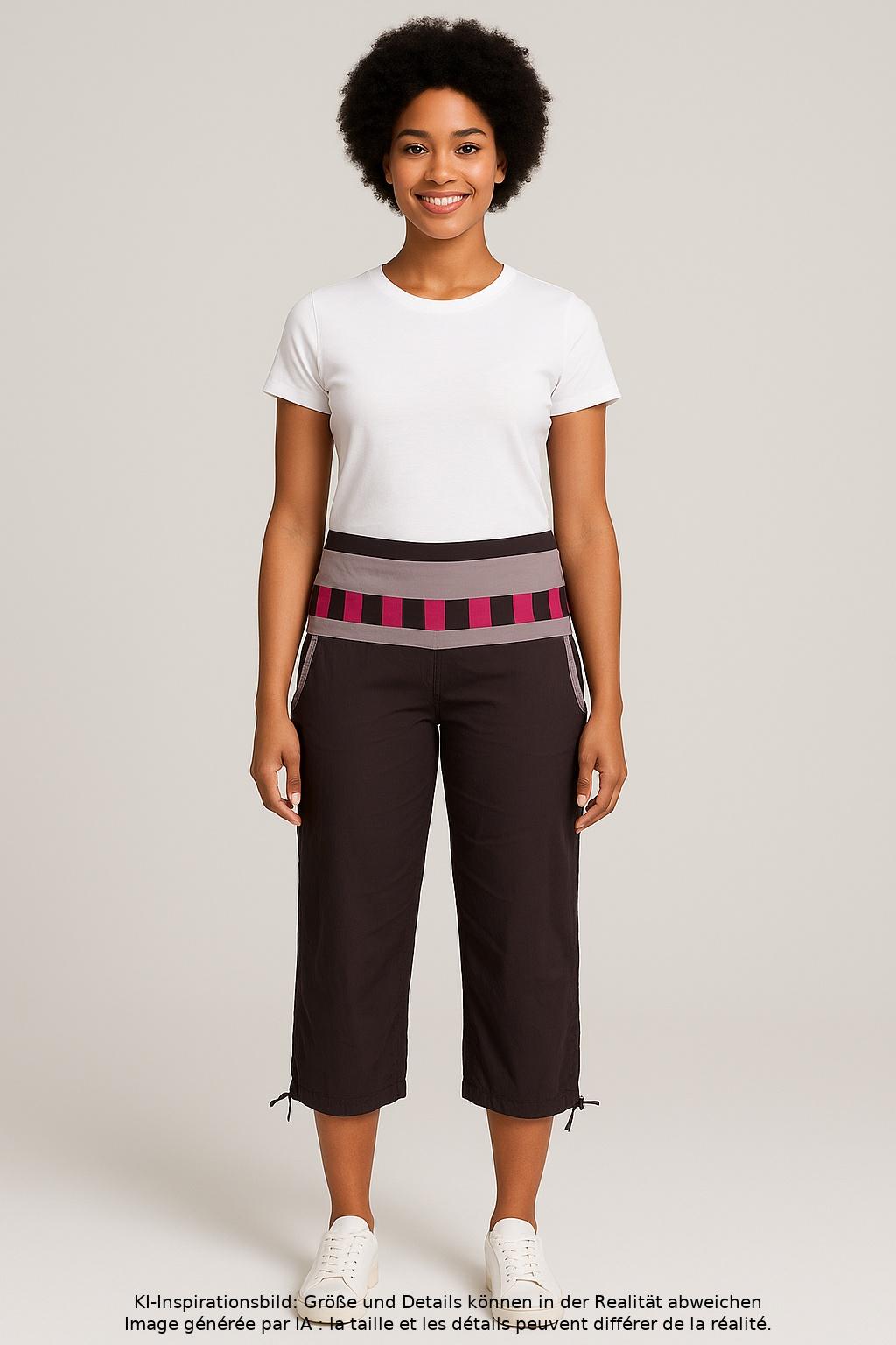 

Tranquillo Damen Stoffhose, mehrfarbig, Gr. 0