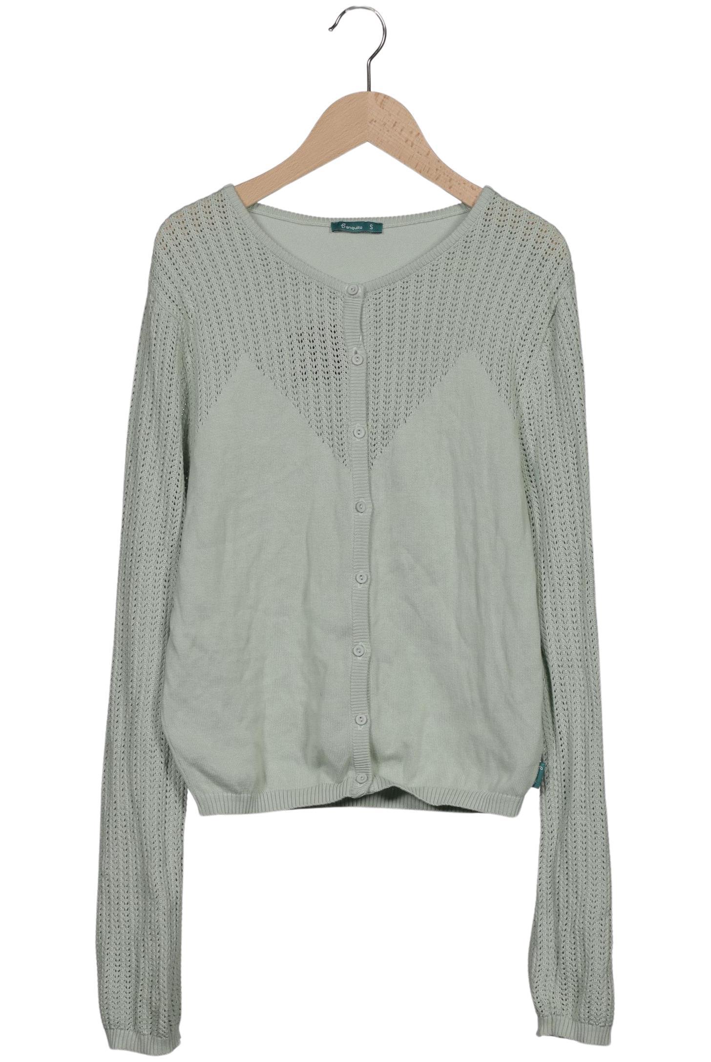 

Tranquillo Damen Strickjacke, hellgrün, Gr. 36