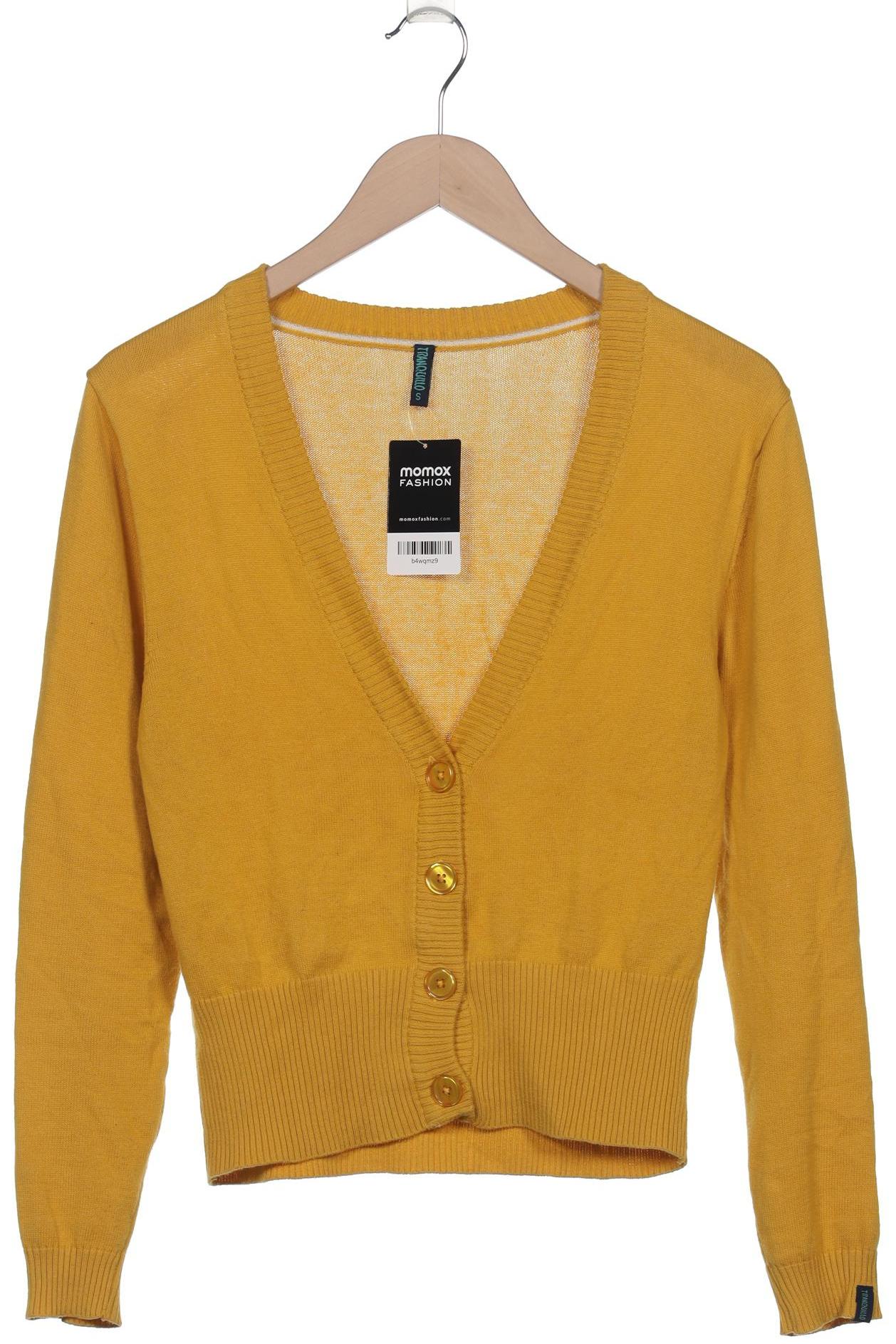 

Tranquillo Damen Strickjacke, gelb, Gr. 36