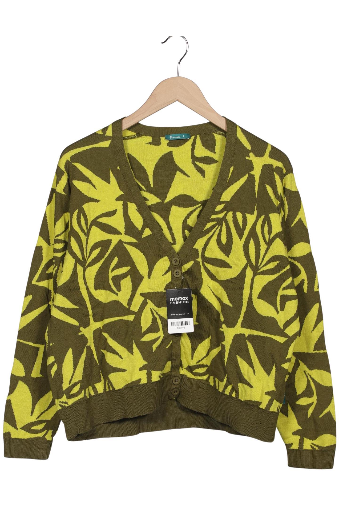 

Tranquillo Damen Strickjacke, grün, Gr. 42