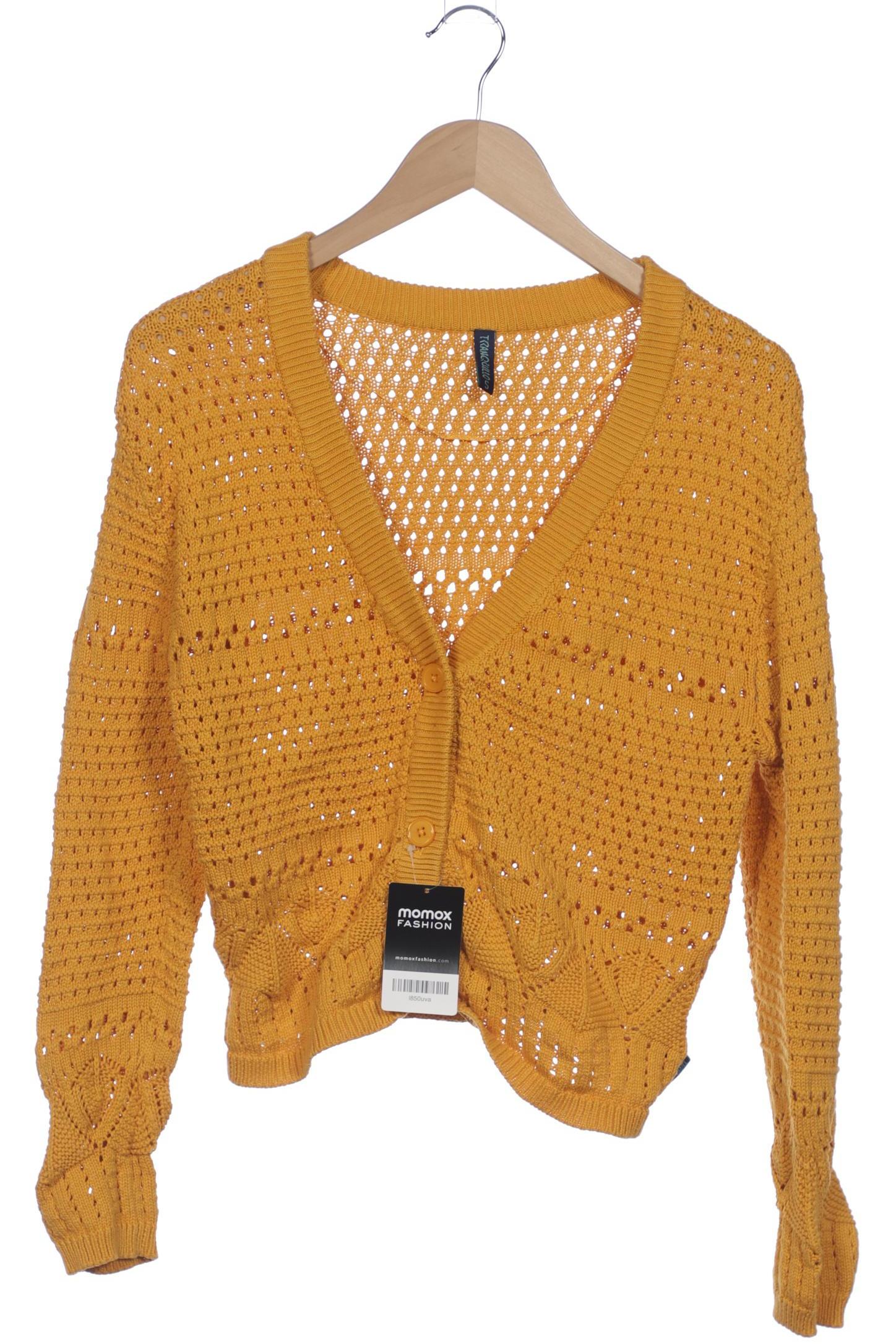 

Tranquillo Damen Strickjacke, gelb, Gr. 36