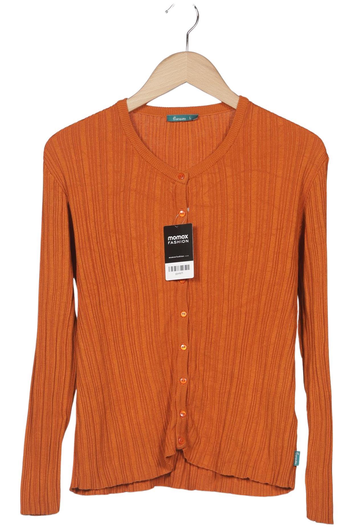 

Tranquillo Damen Strickjacke, orange, Gr. 42