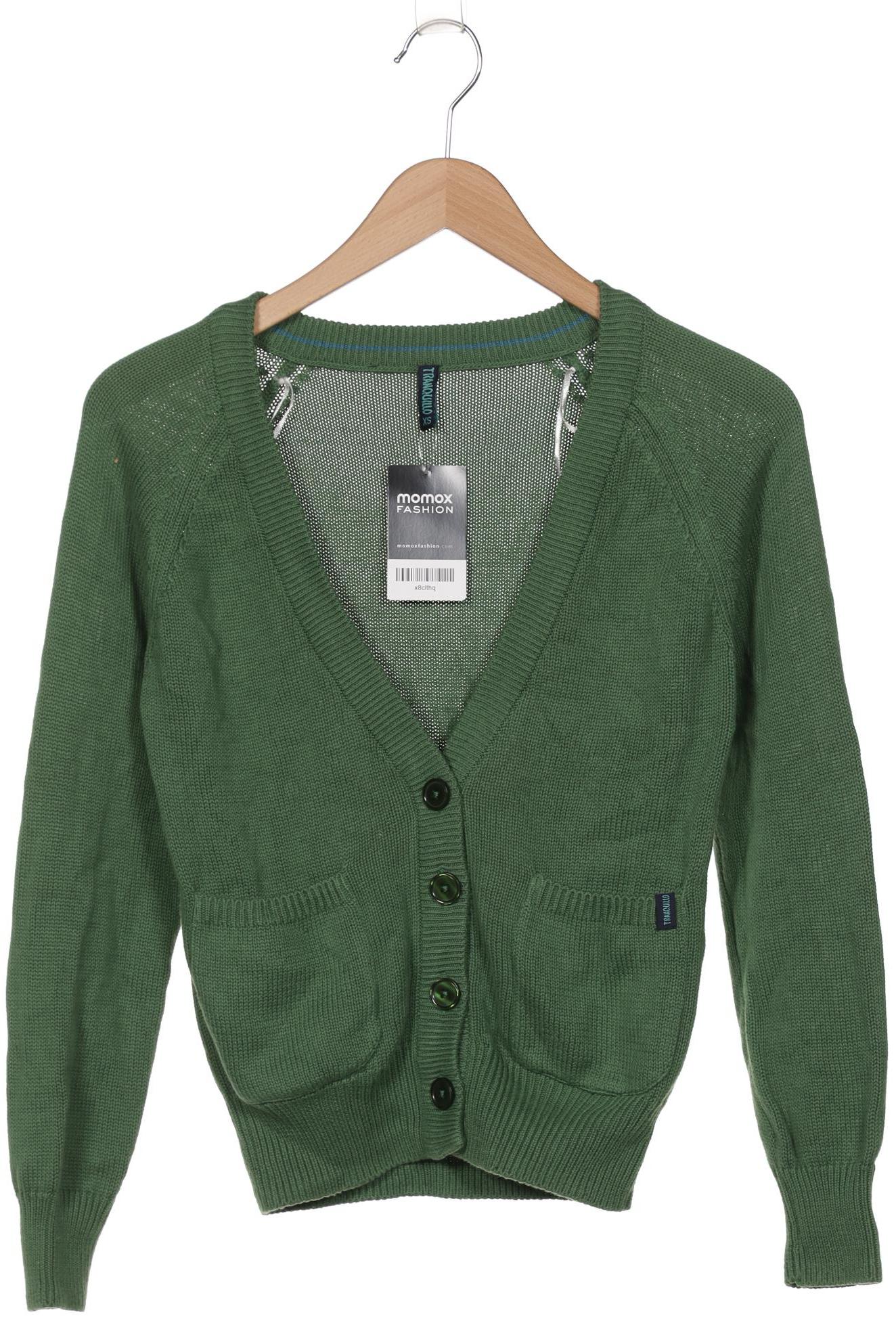 

Tranquillo Damen Strickjacke, grün, Gr. 34
