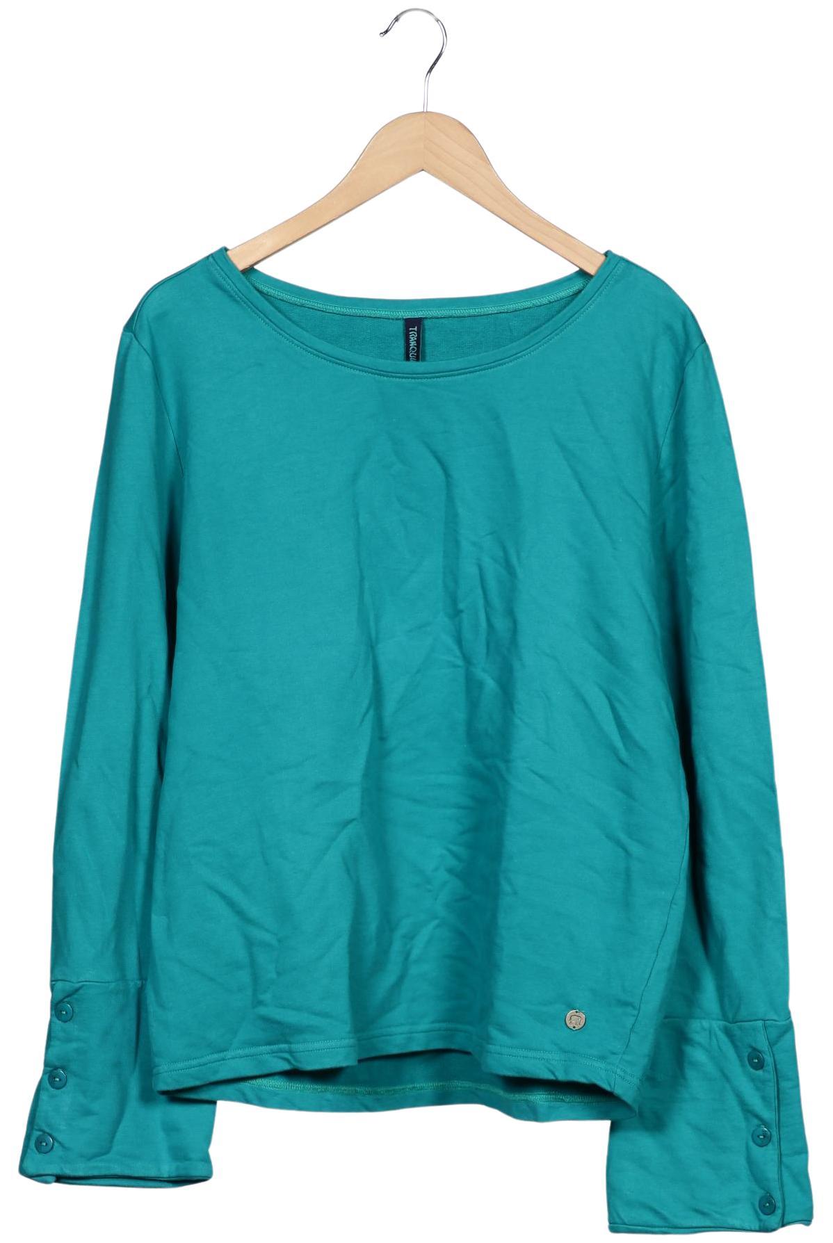 

Tranquillo Damen Sweatshirt, türkis, Gr. 44