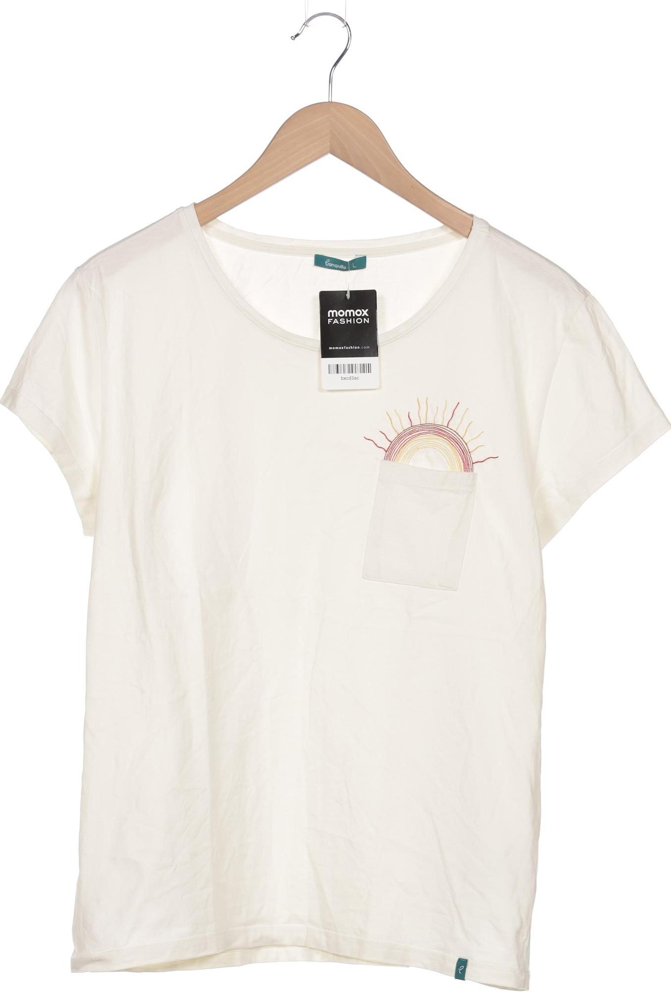 

Tranquillo Damen T-Shirt, cremeweiß, Gr. 42
