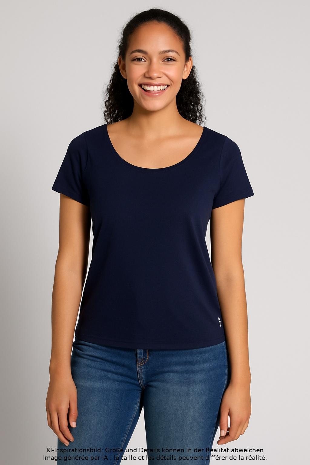 

Tranquillo Damen T-Shirt, marineblau, Gr. 34