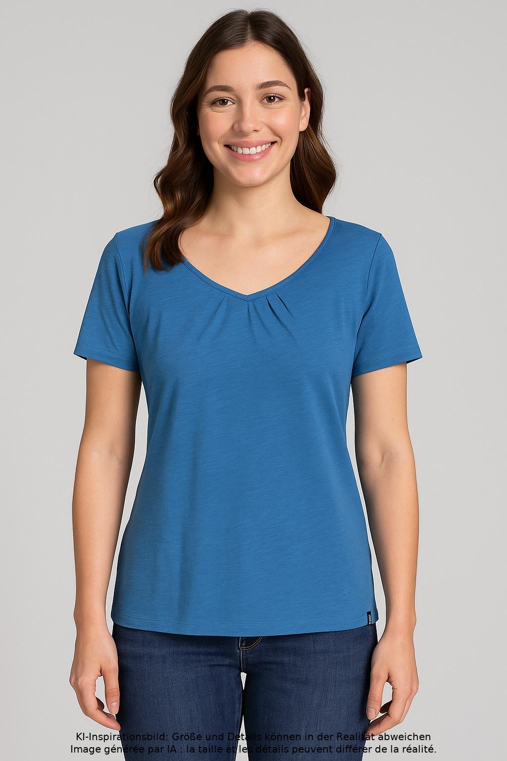 

Tranquillo Damen T-Shirt, blau, Gr. 38