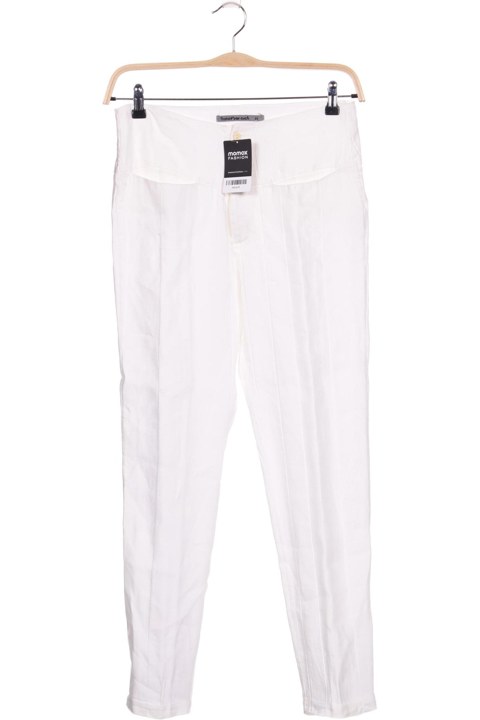 

TRANSIT PAR SUCH Damen Stoffhose, cremeweiß