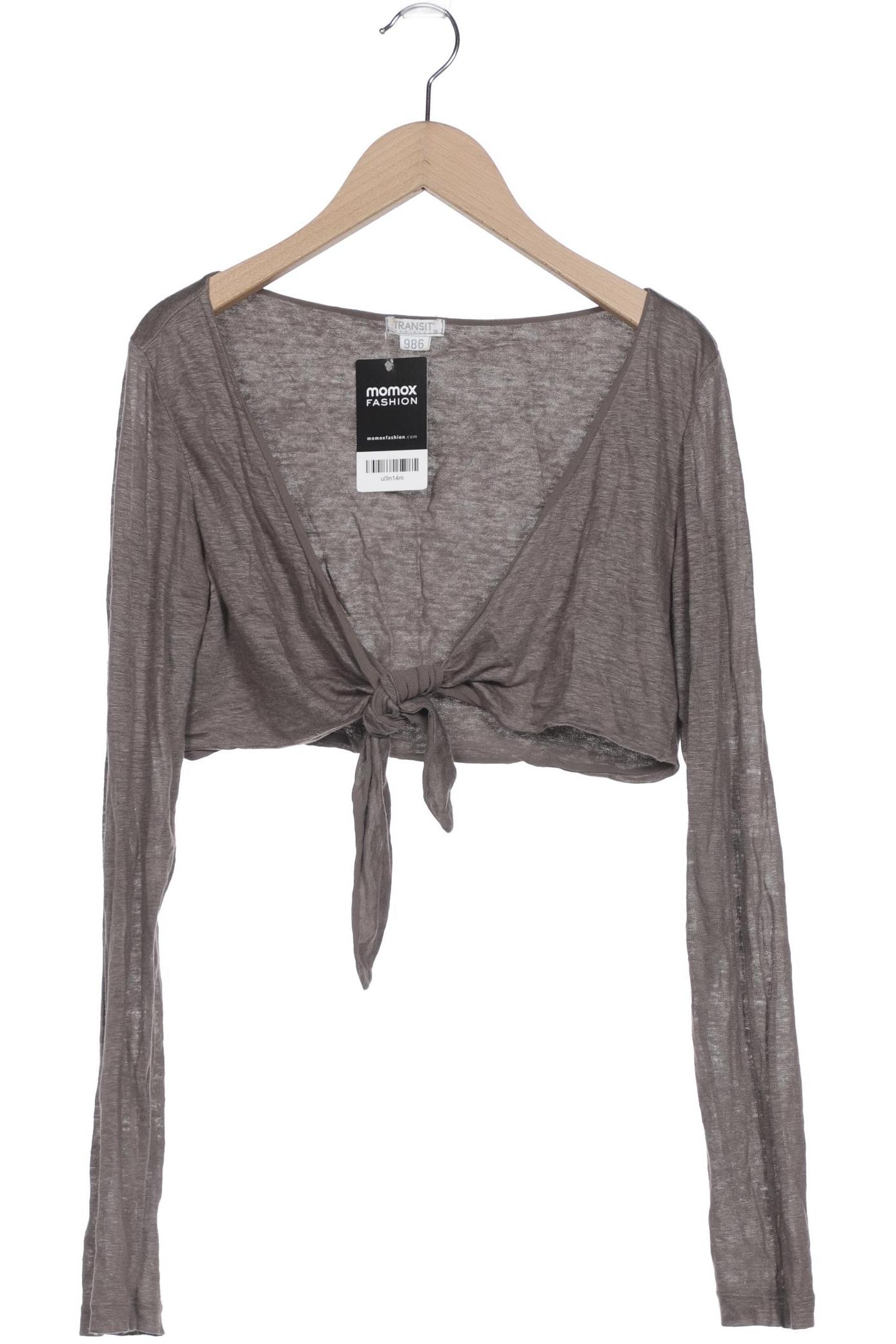 

TRANSIT PAR SUCH Damen Strickjacke, braun