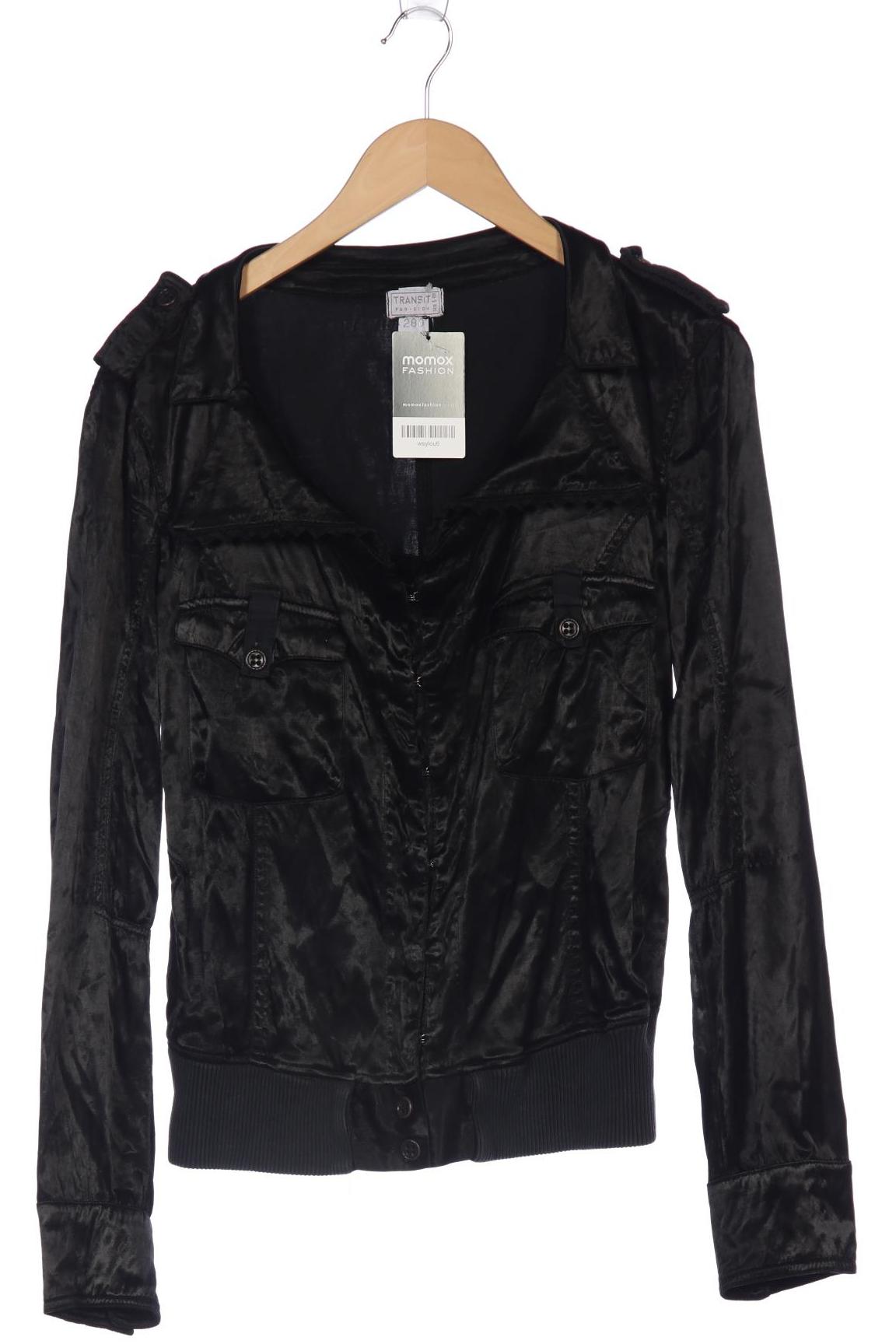 

Transit PAR Such Damen Strickjacke, schwarz, Gr. 36