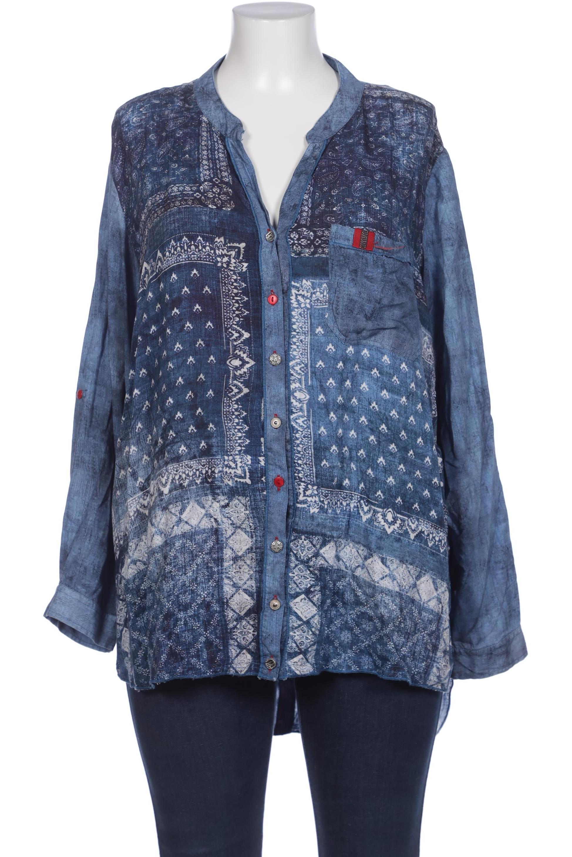

tredy Damen Bluse, blau, Gr. 48