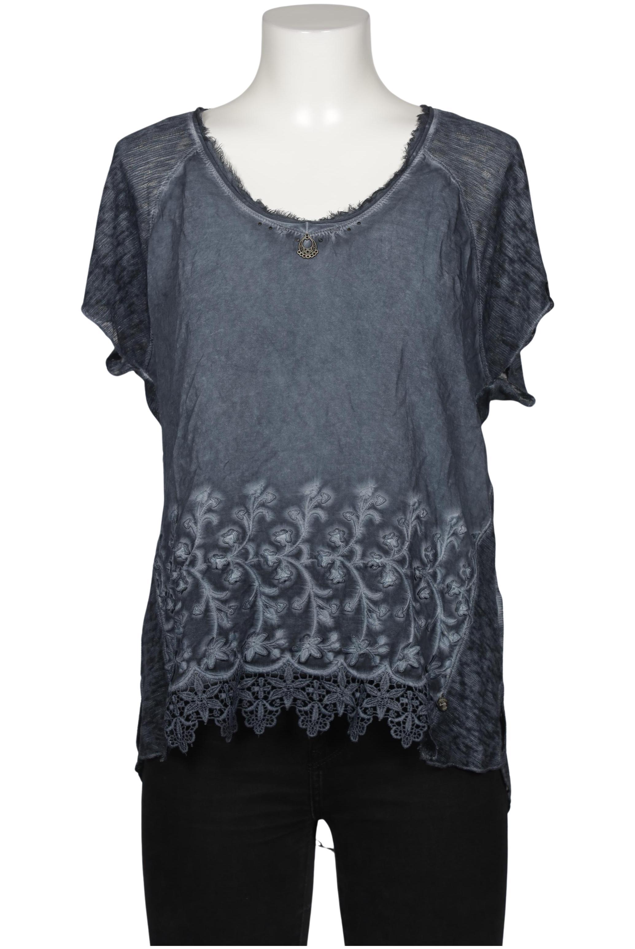 

tredy Damen Bluse, marineblau, Gr. 40