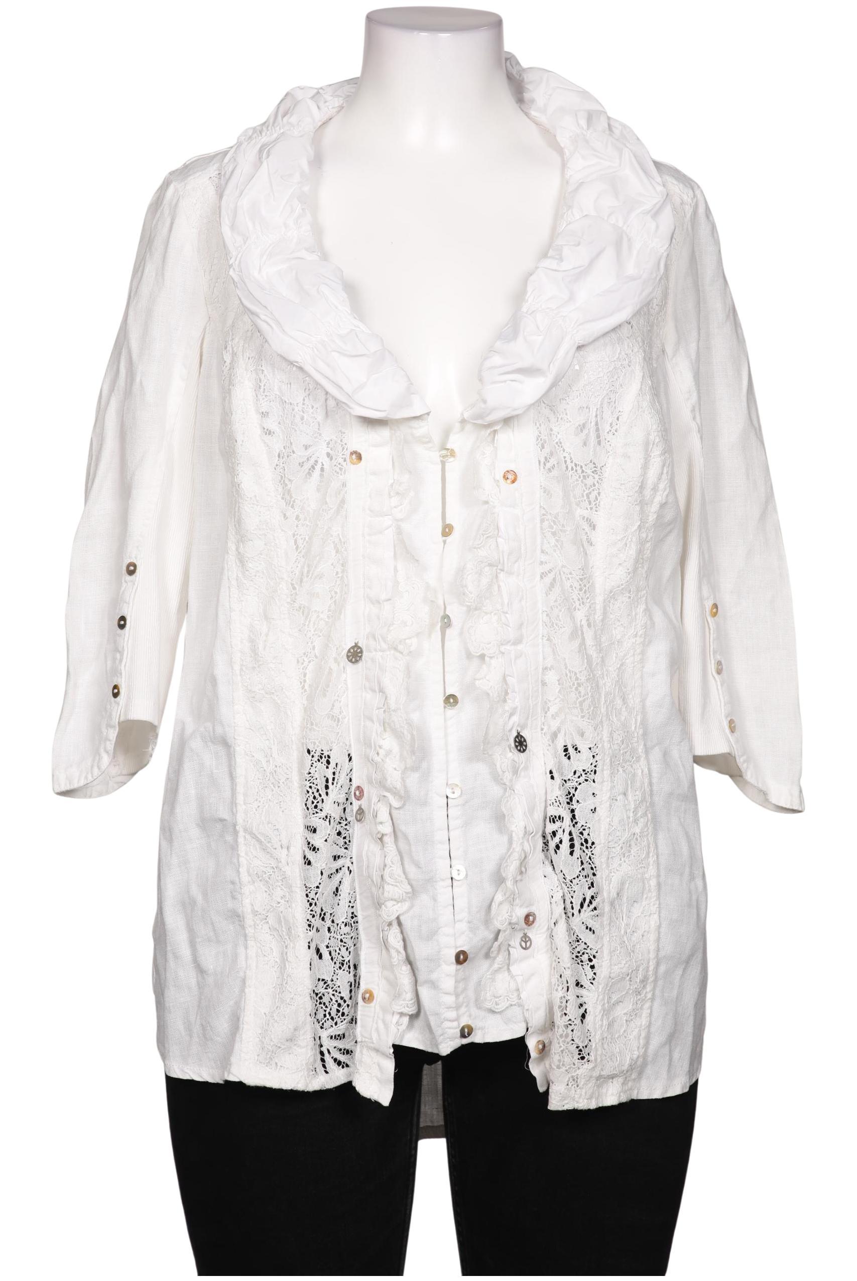 

tredy Damen Bluse, weiß, Gr. 48