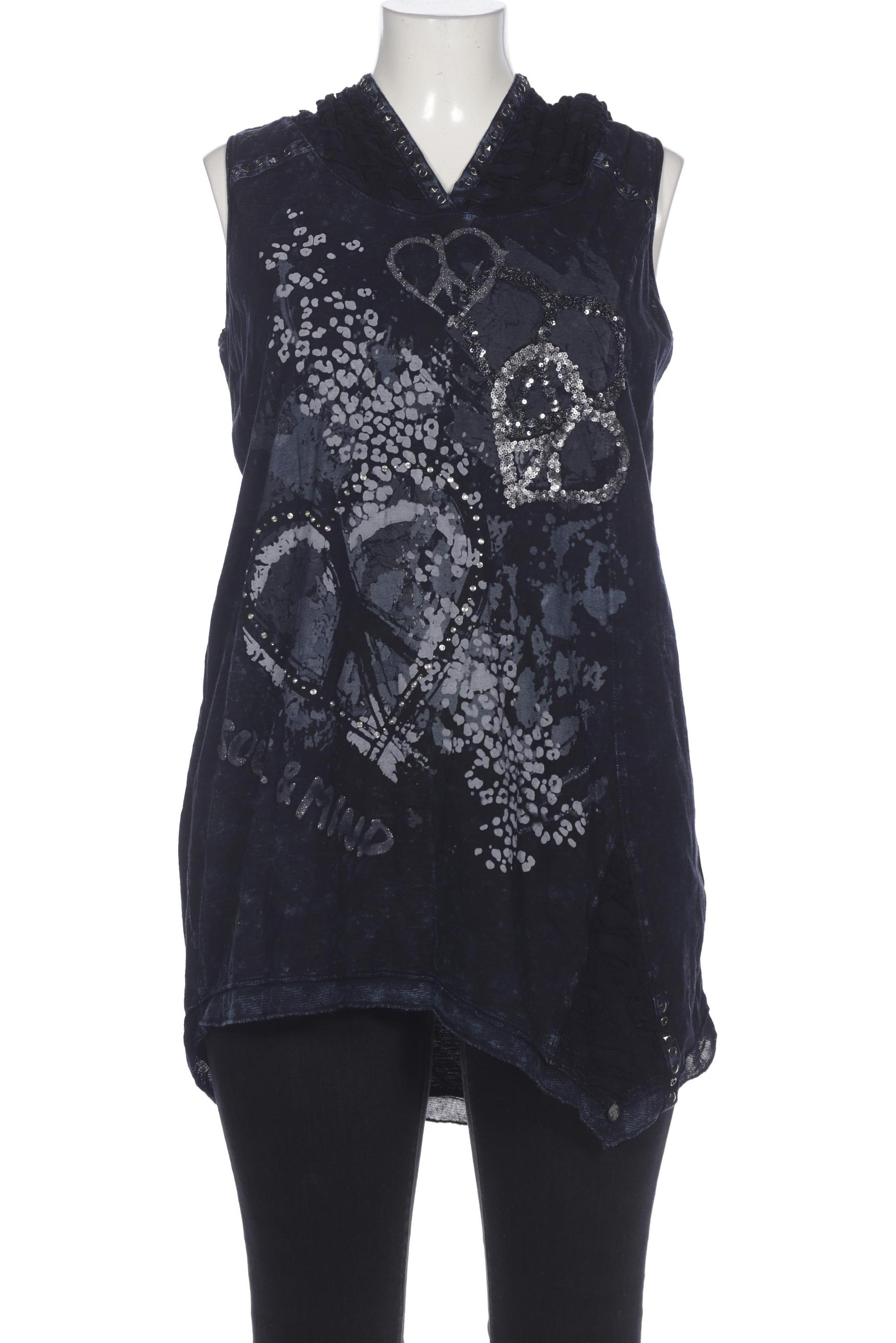

tredy Damen Bluse, marineblau, Gr. 44