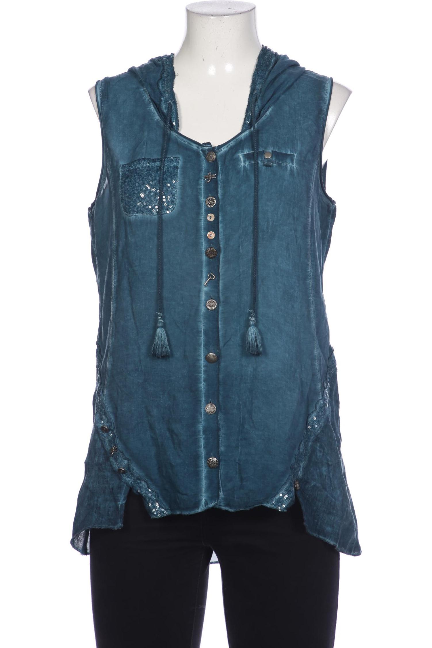 

tredy Damen Bluse, türkis, Gr. 40