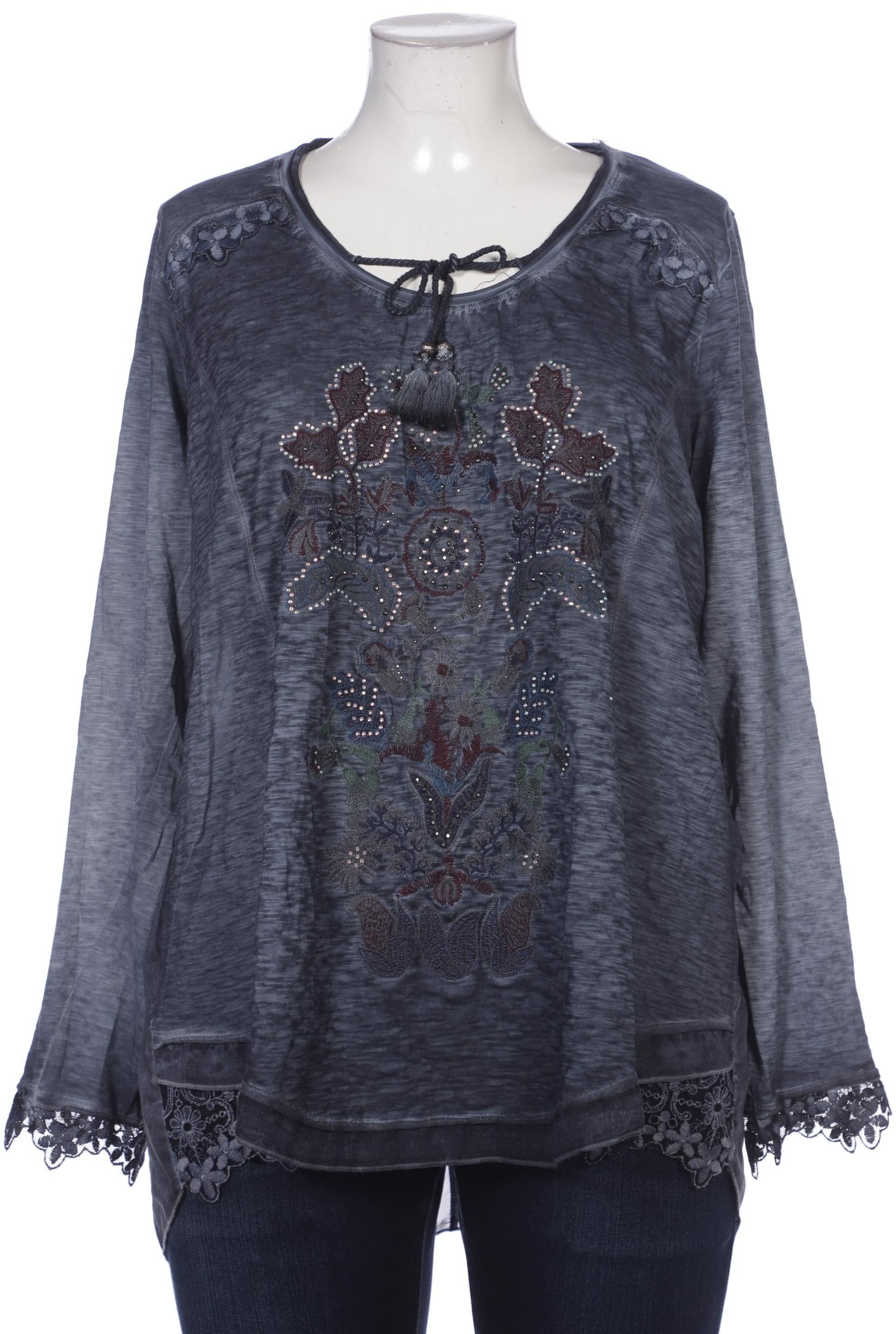 

tredy Damen Bluse, marineblau, Gr. 48