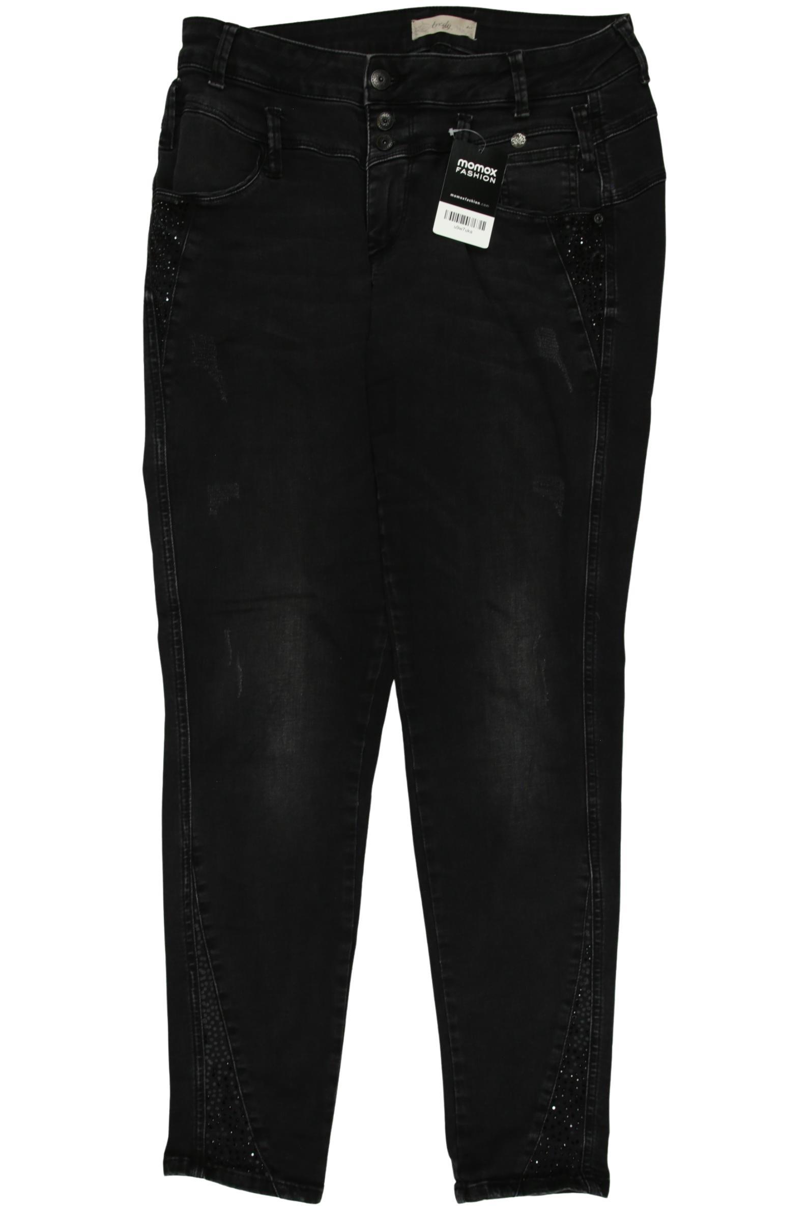 

tredy Damen Jeans, schwarz, Gr. 40