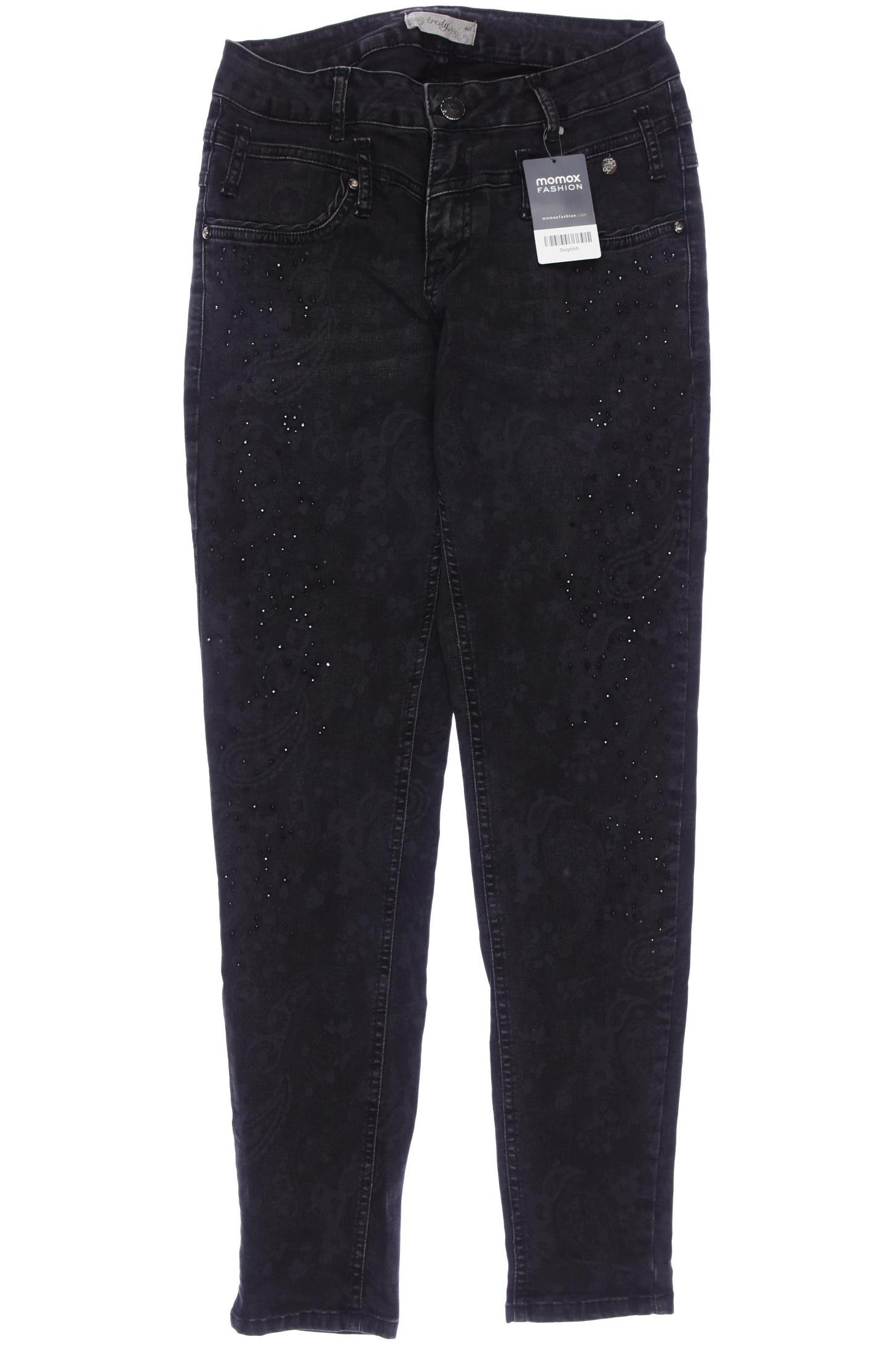 

tredy Damen Jeans, schwarz, Gr. 40