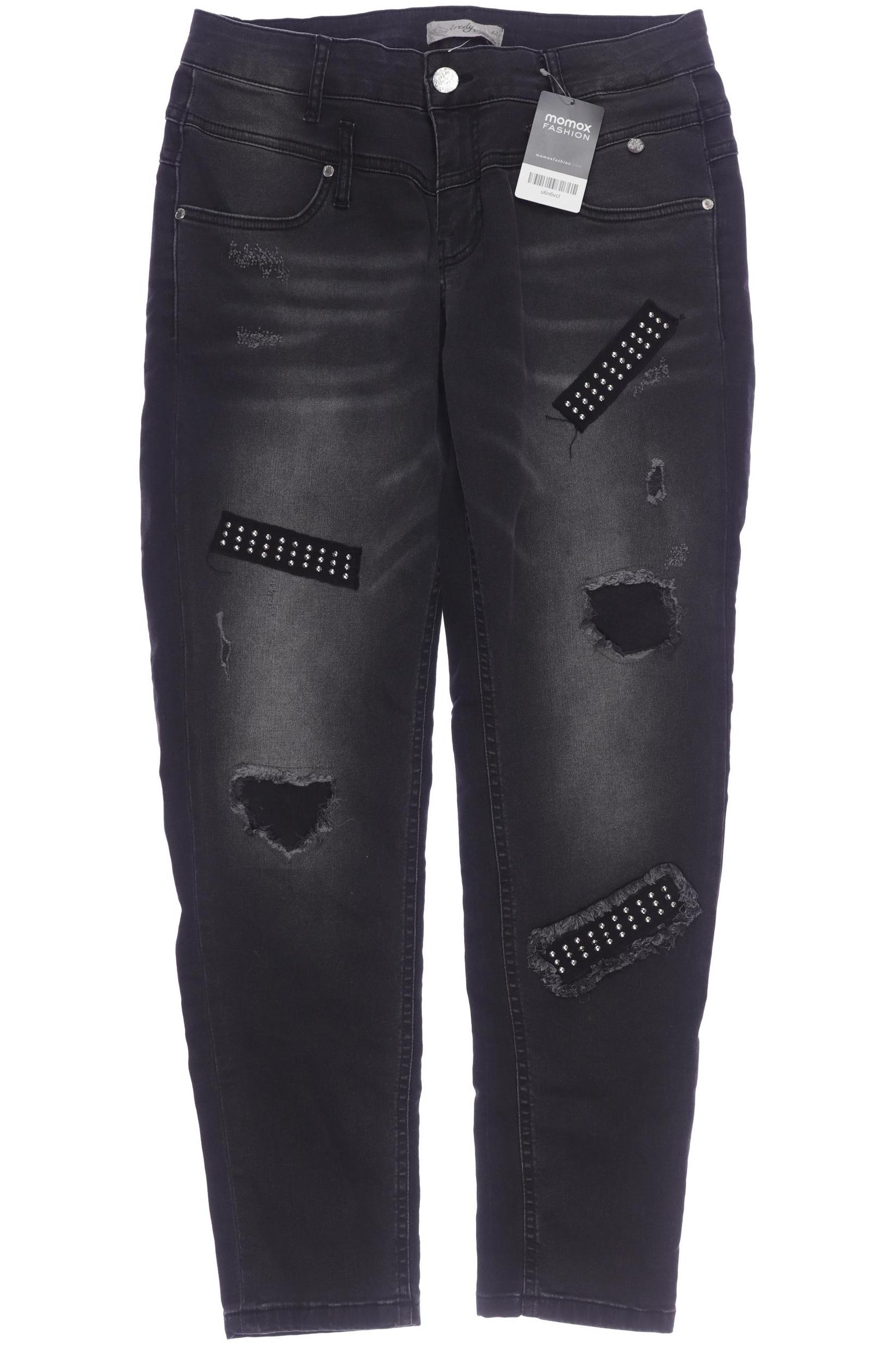 

tredy Damen Jeans, schwarz, Gr. 42