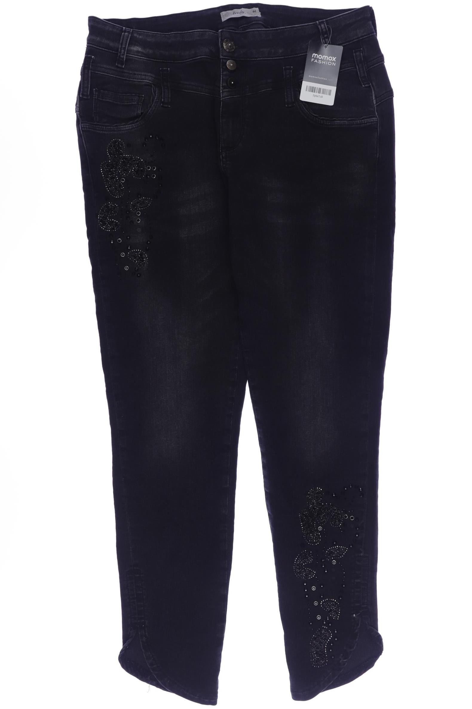 

tredy Damen Jeans, schwarz, Gr. 44