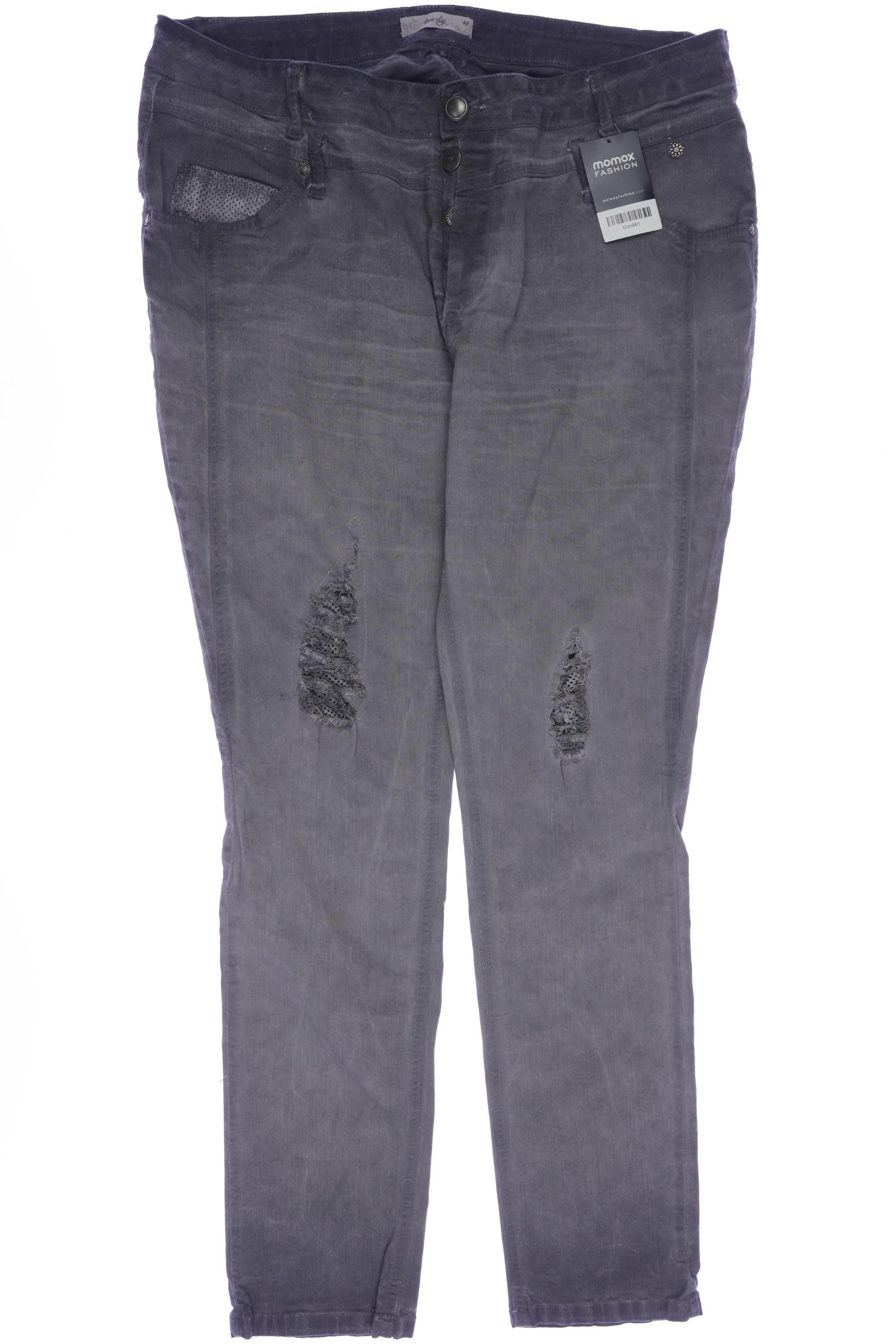 

tredy Damen Jeans, grau, Gr. 48