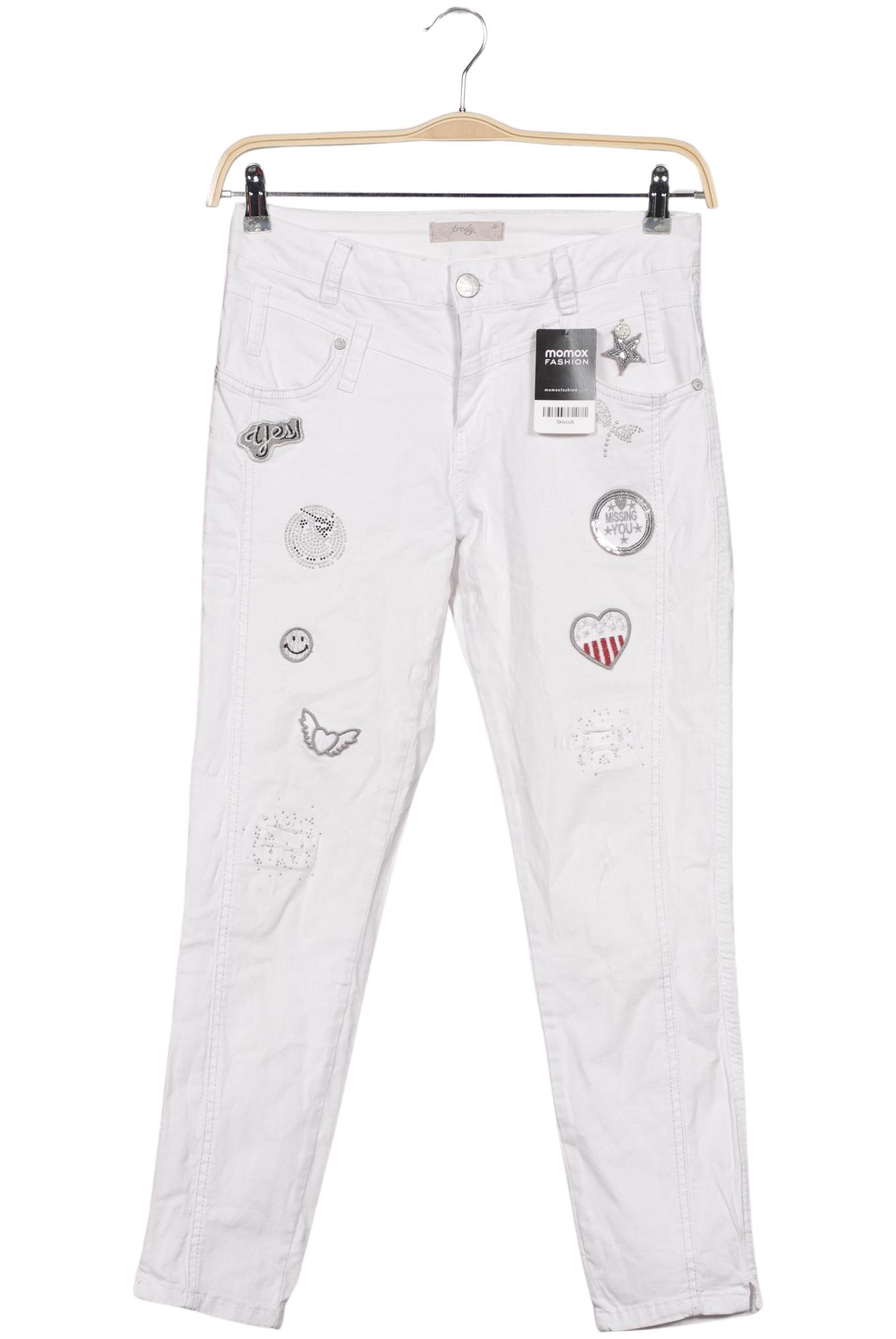 

tredy Damen Jeans, weiß, Gr. 38