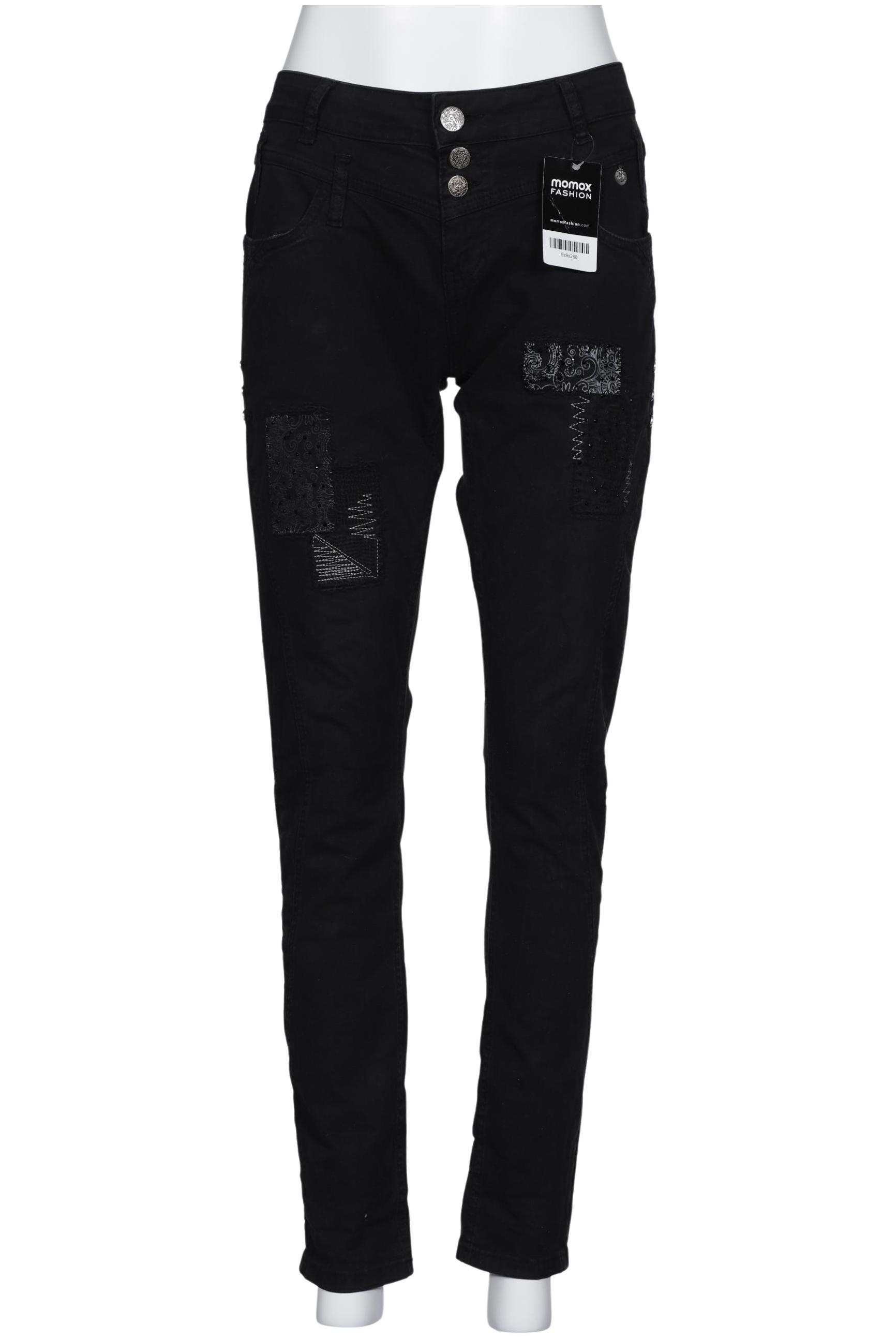 

tredy Damen Jeans, schwarz, Gr. 40