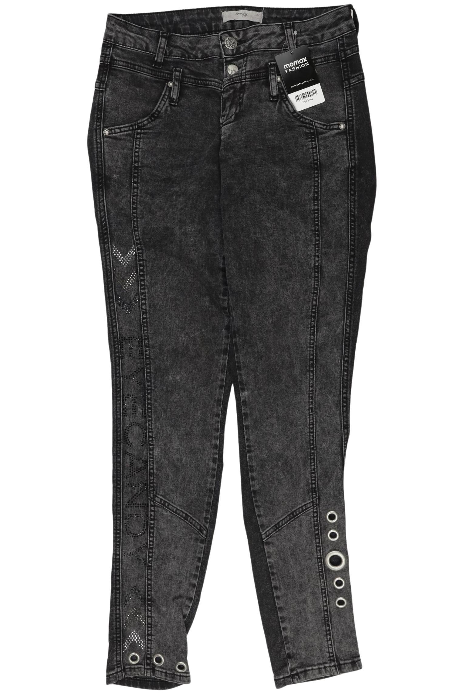 

tredy Damen Jeans, schwarz, Gr. 38