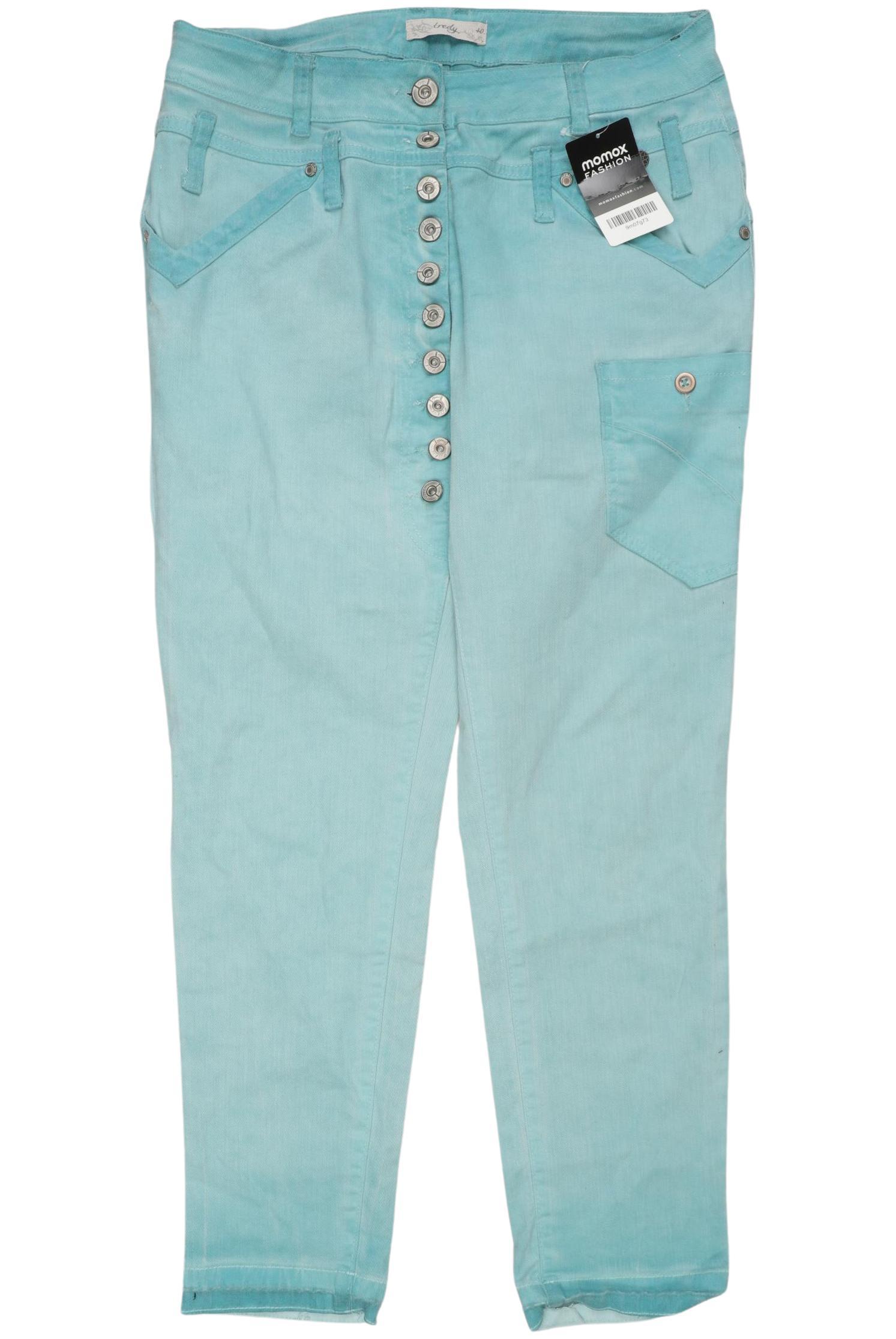 

tredy Damen Jeans, türkis, Gr. 40