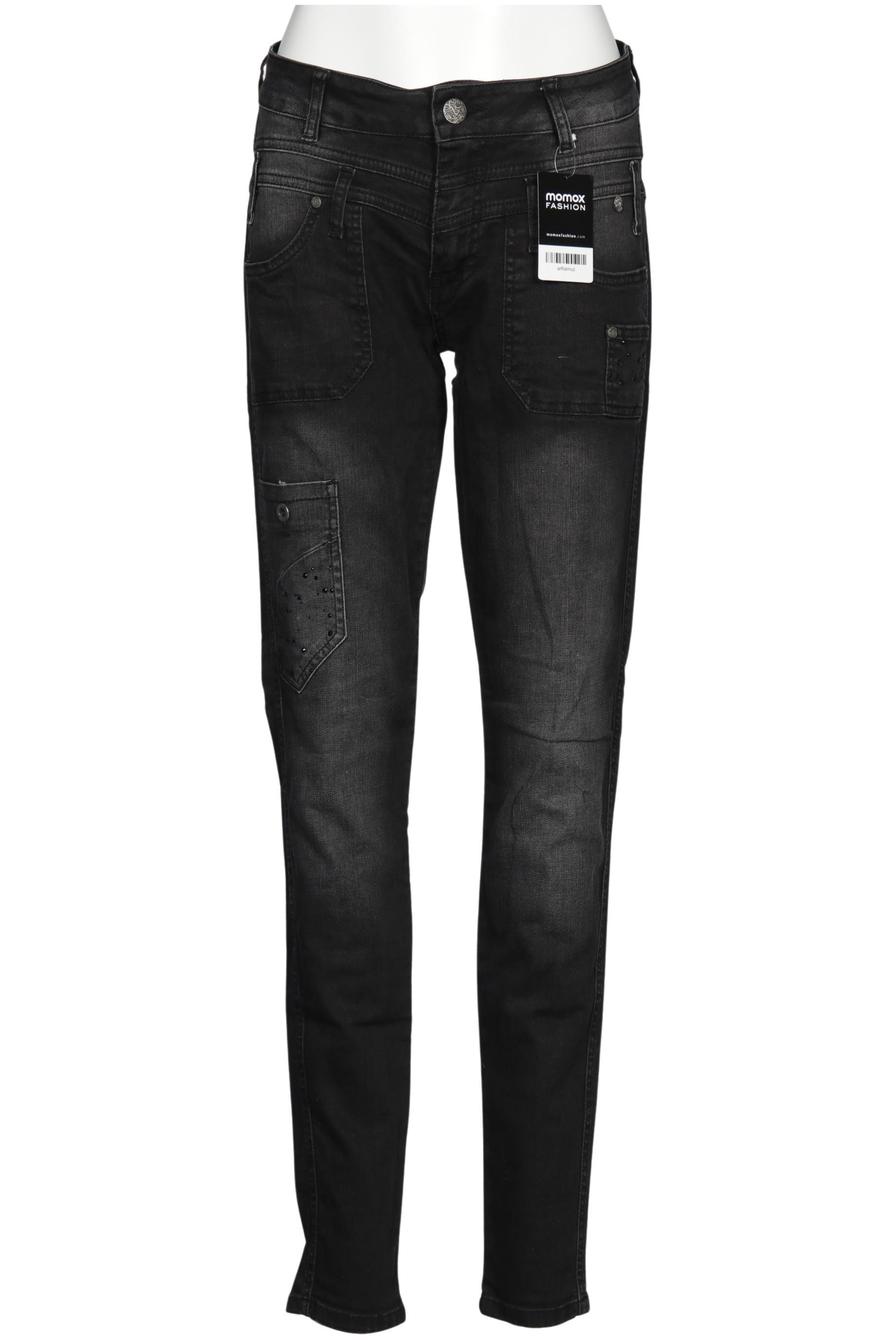 

tredy Damen Jeans, schwarz, Gr. 38