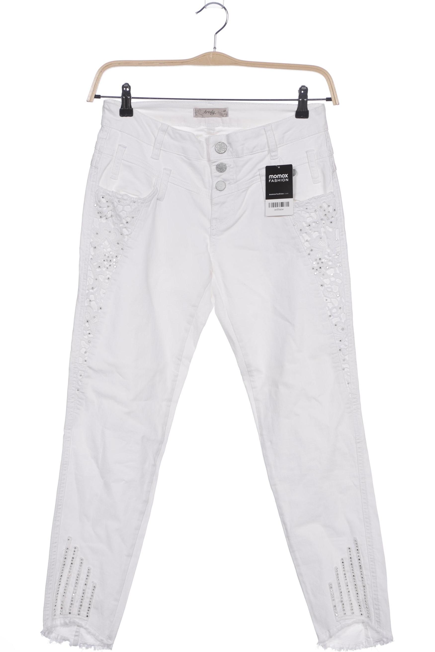 

tredy Damen Jeans, cremeweiß, Gr. 38