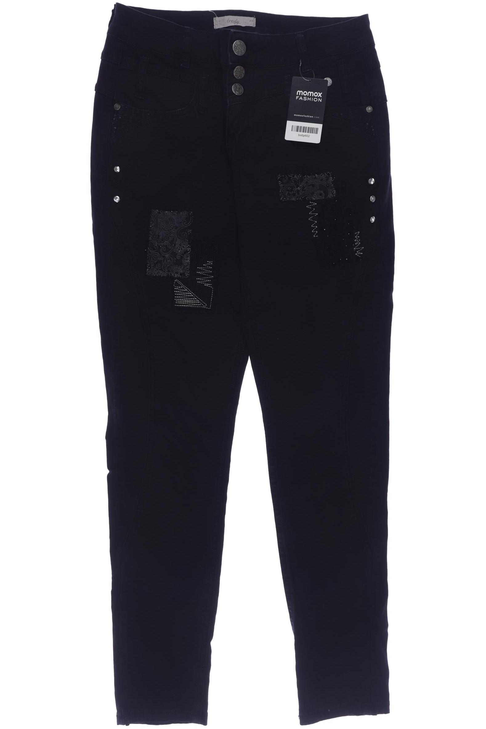 

tredy Damen Jeans, schwarz, Gr. 40