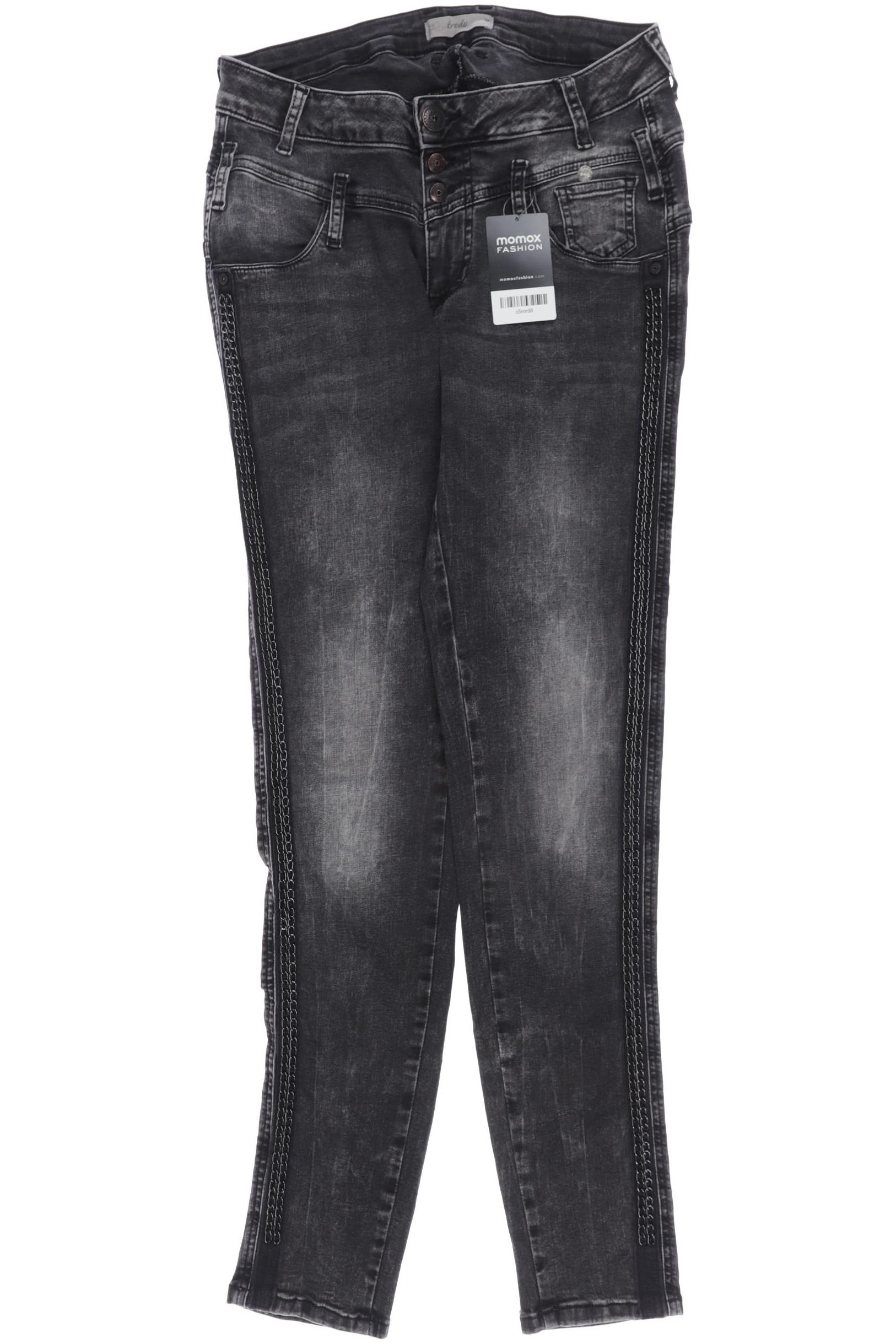 

tredy Damen Jeans, schwarz, Gr. 38